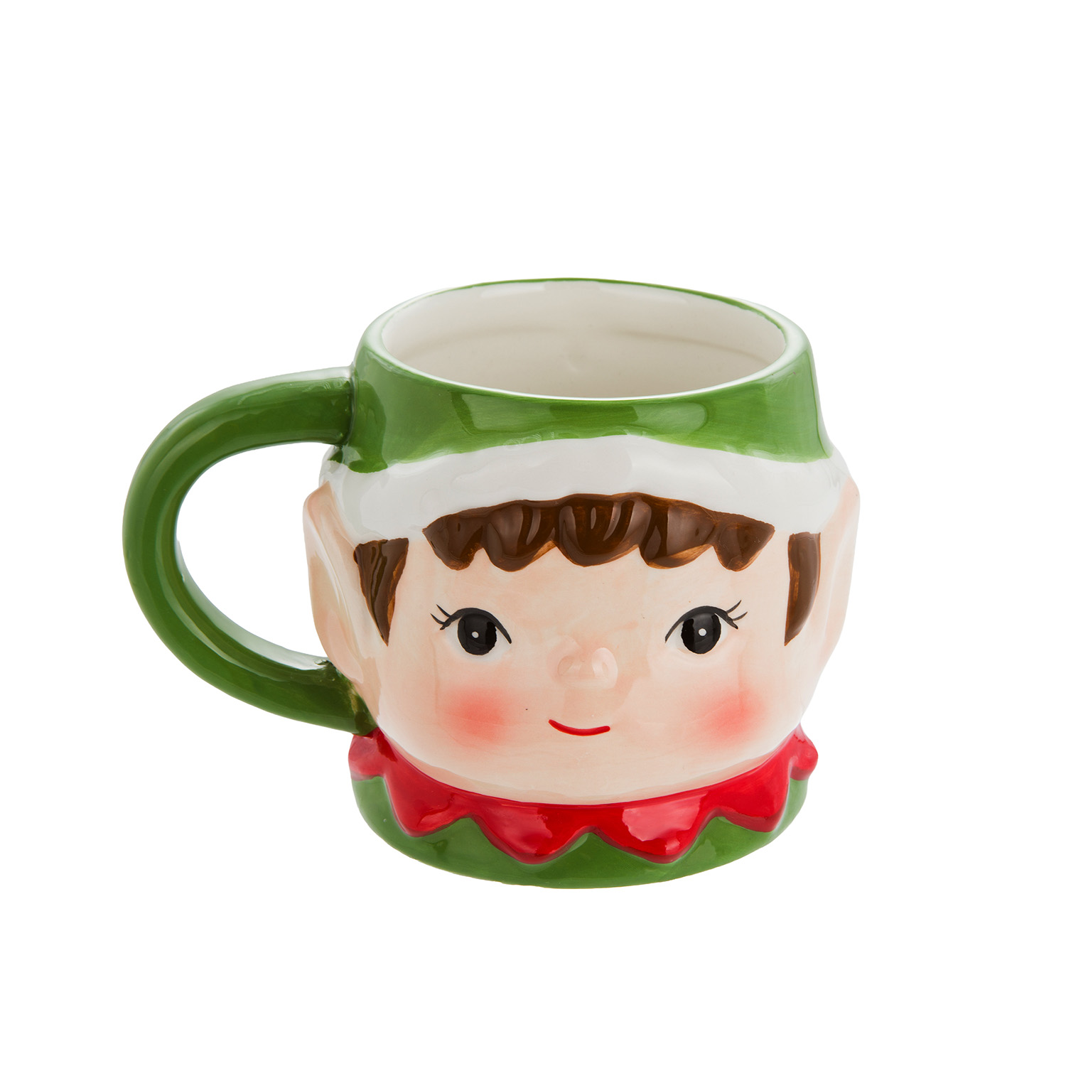 Tazza Elfo Natale in ceramica