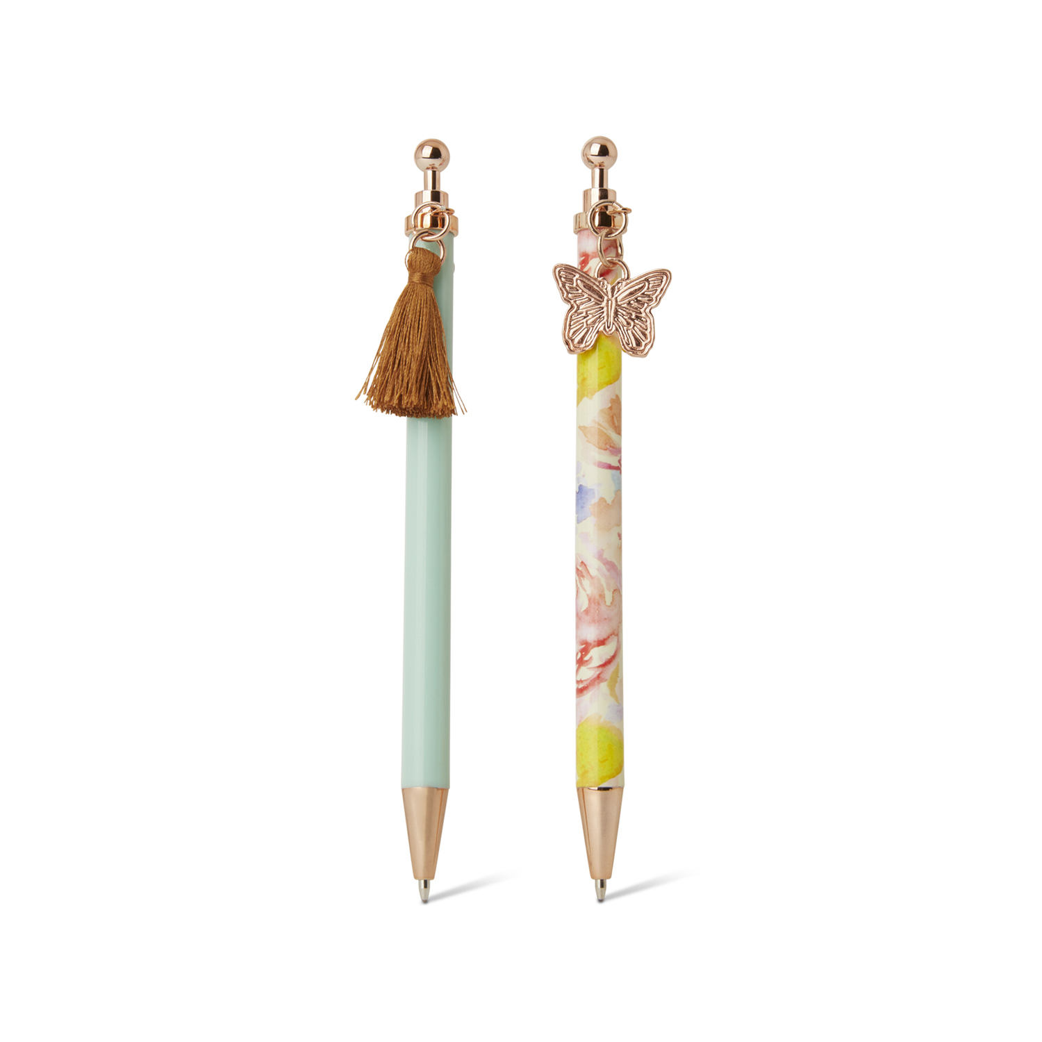 Set 2 penne a sfera pendente e farfalla dmail