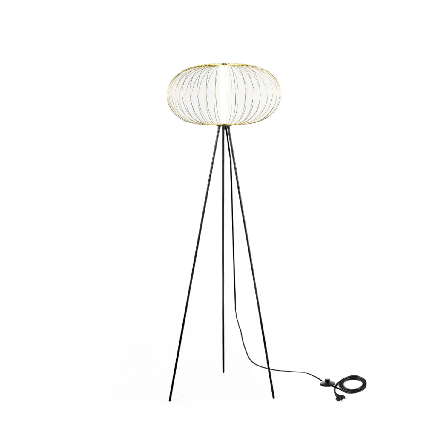 Lampada da terra Resplandor ottone Duzzle