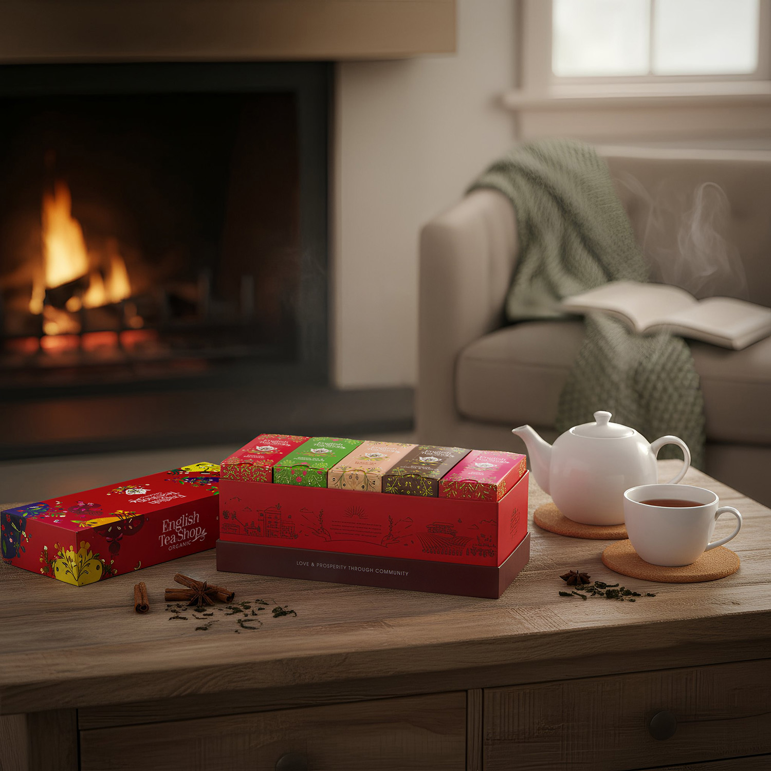 Confezione regalo 40 filtri tè e tisane English Tea Shop