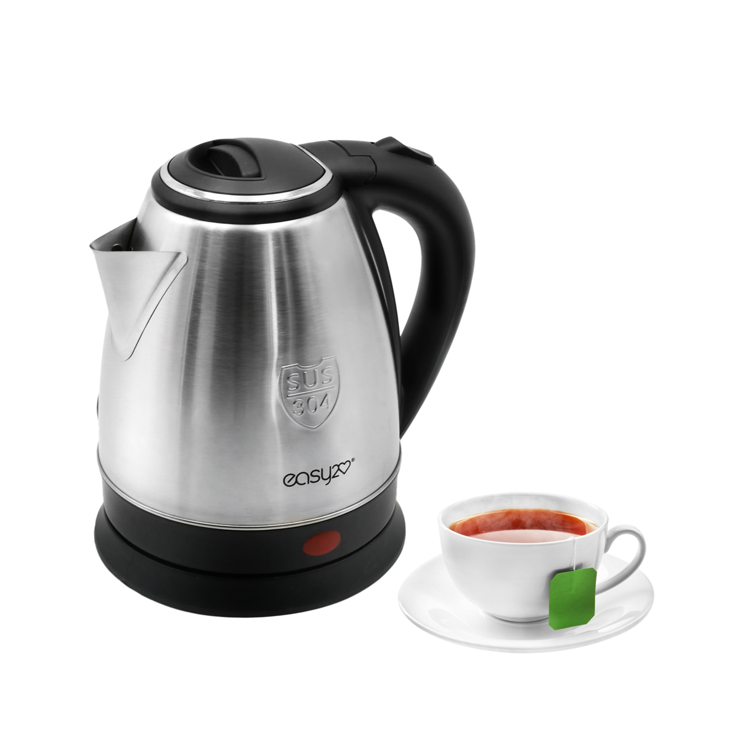 BOLLITORE ELETTRICO 1,5 L, 50W NERO