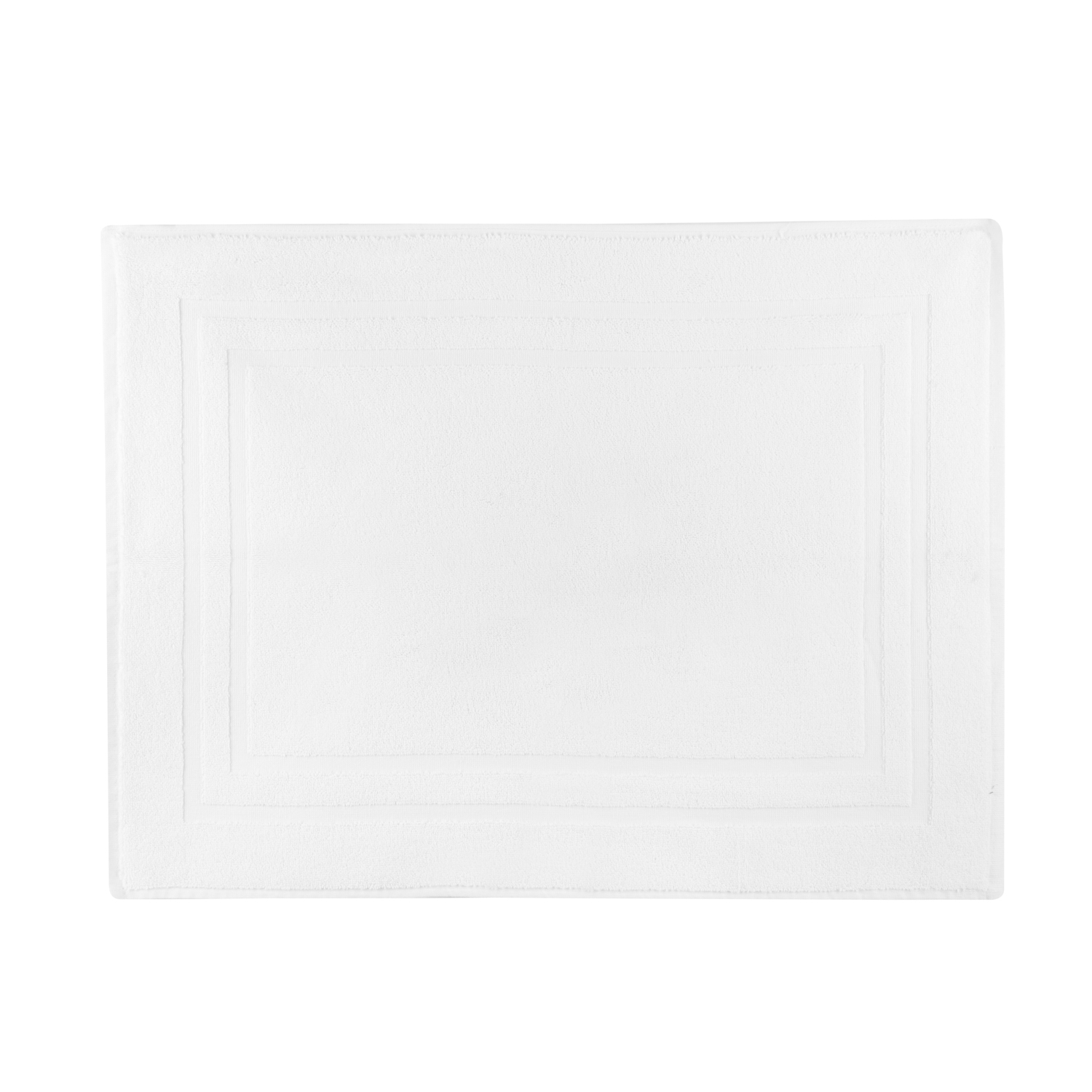 Tappeto bagno cotone bianco 50x70 cm Basik