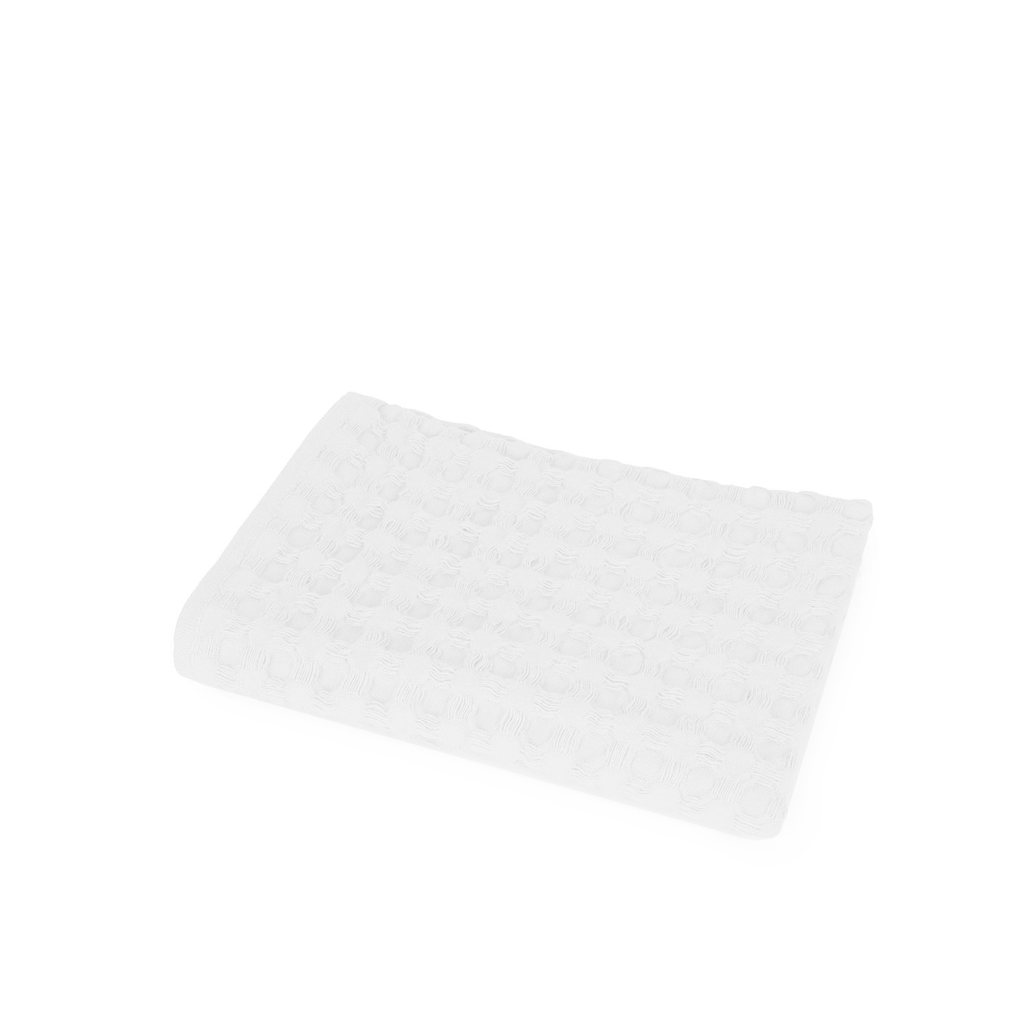 Asciugamano ospite 40x60 cm nido d'ape bianco