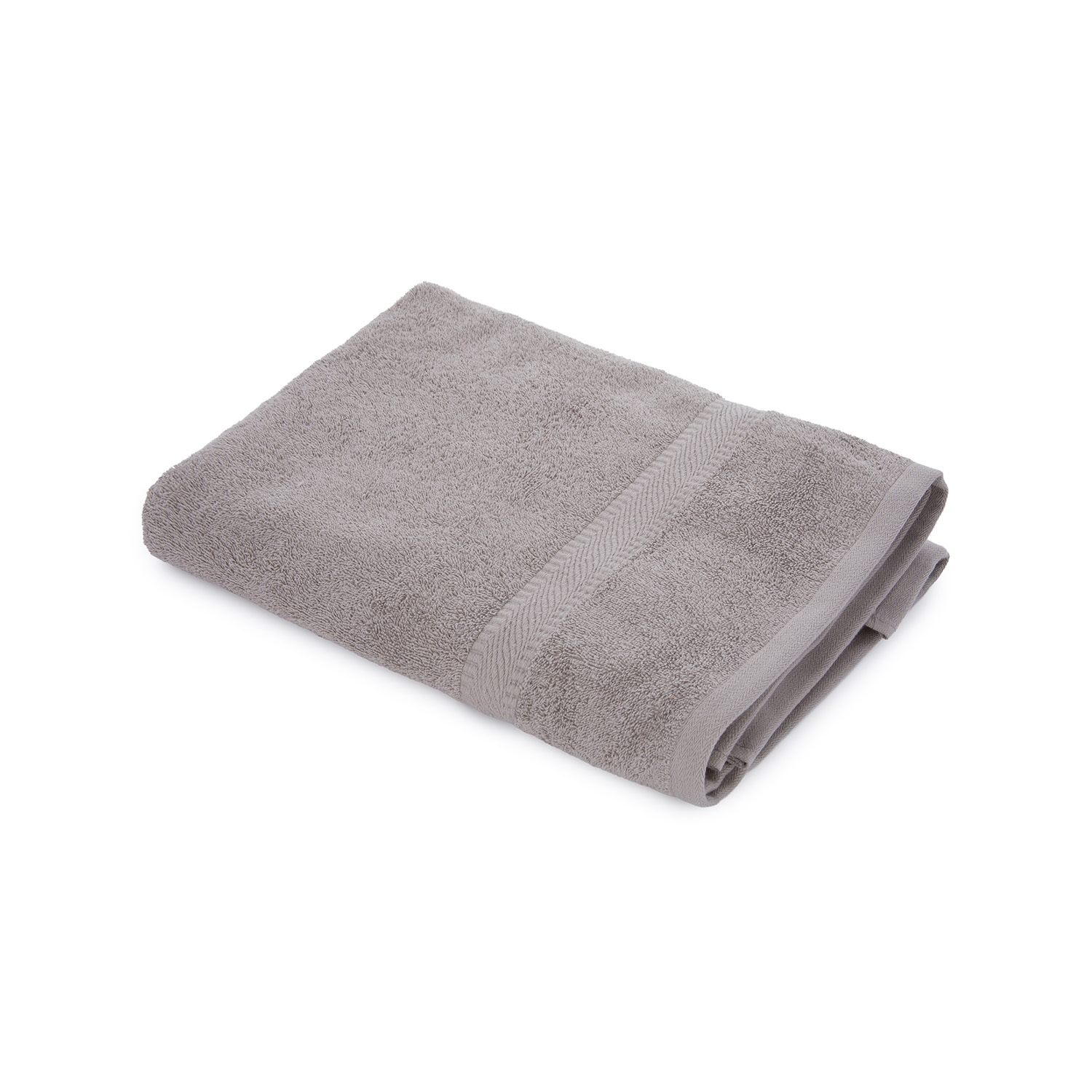 Telo doccia 90x140 cm cotone Basik grigio