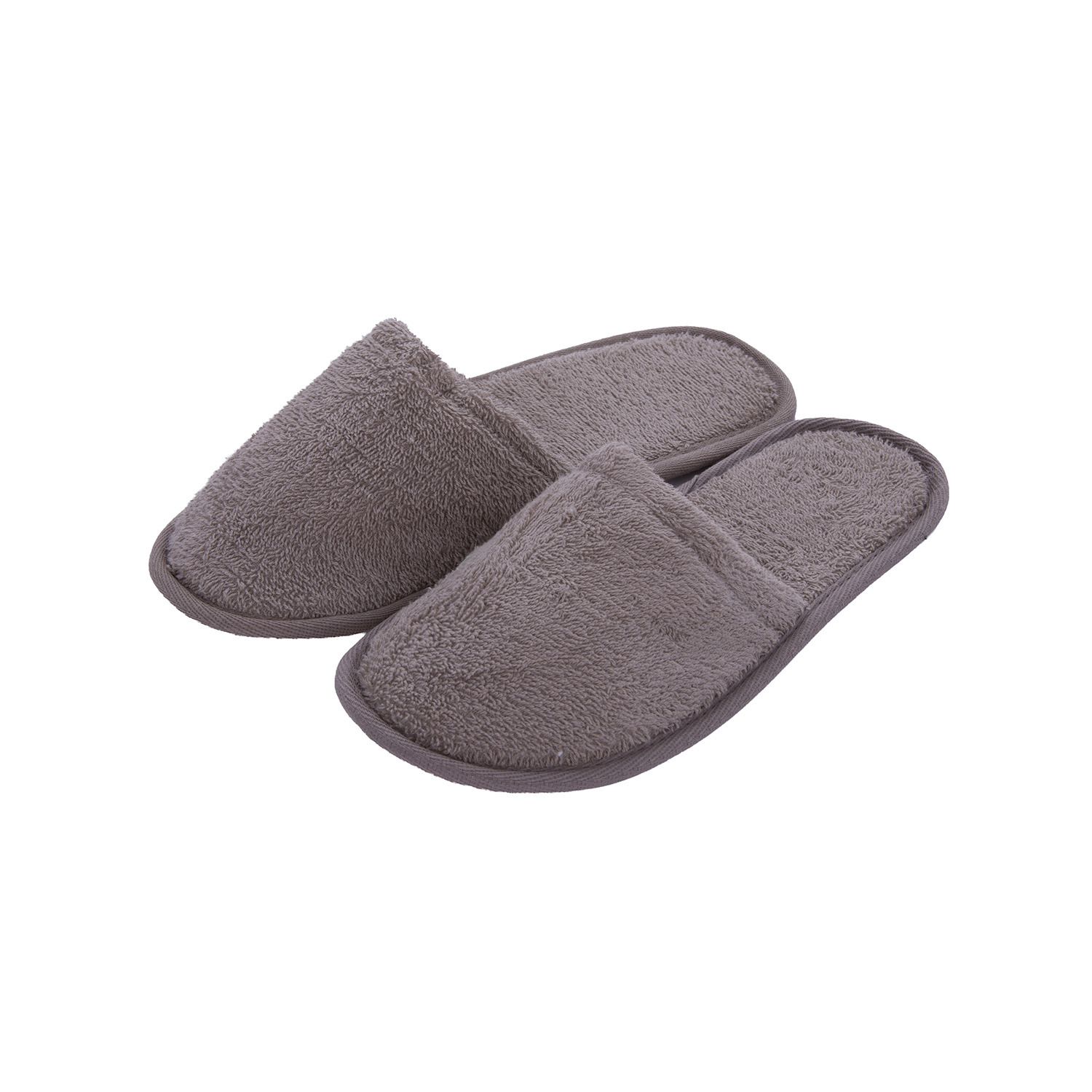 Altri Brand Ciabatte Spugna L/Xl Cotone Basik Grigio No Colore