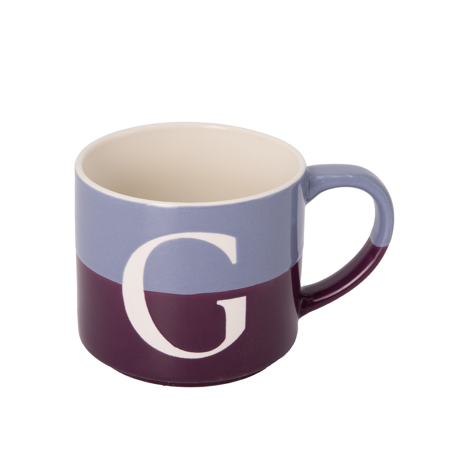 Tazza lettera G blu 400 ml Blend Collection