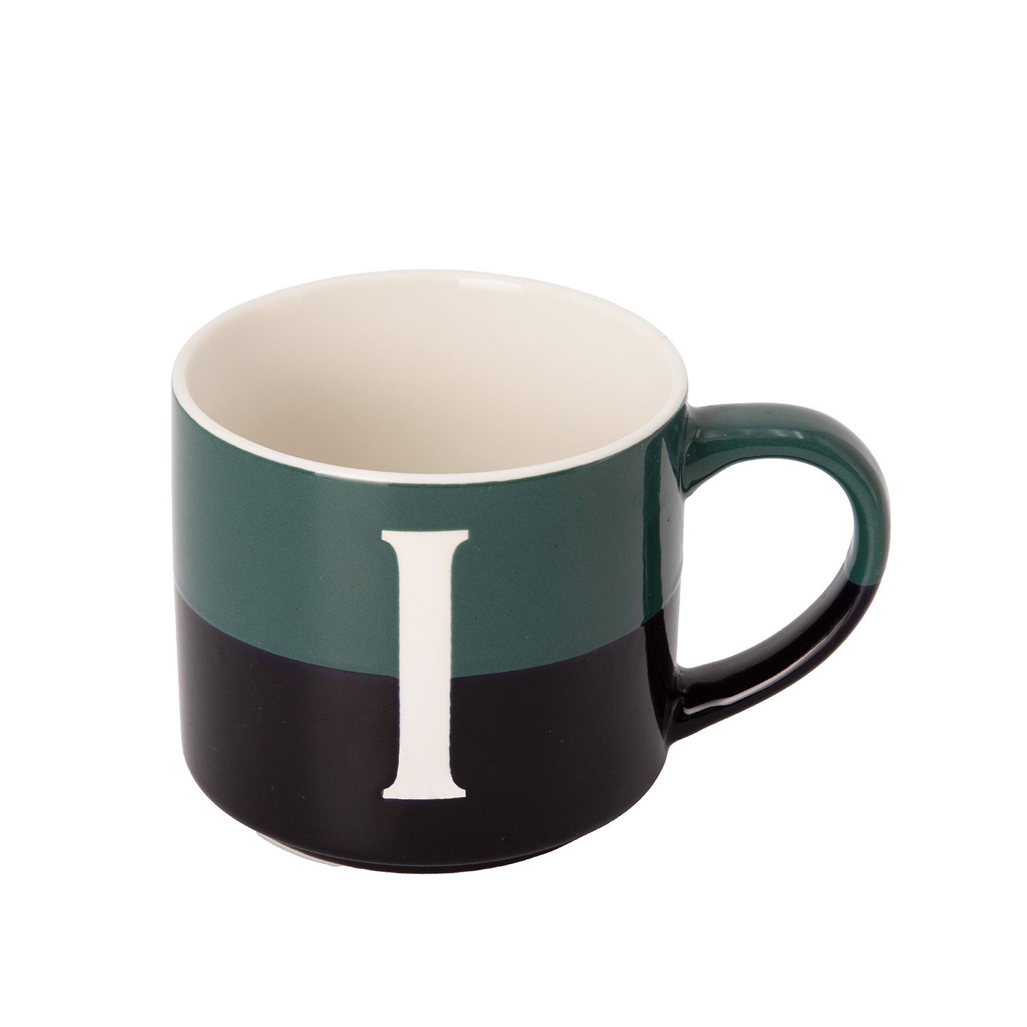 Tazza lettera I blu 400 ml Blend Collection