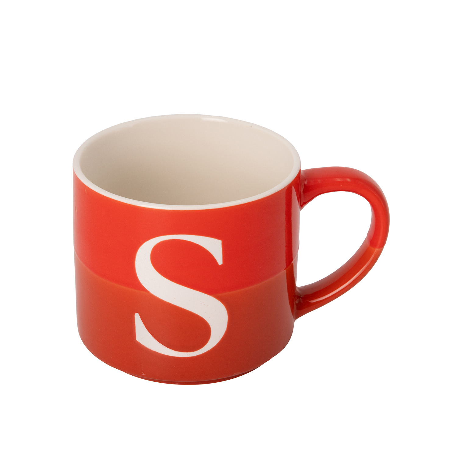 Tazza lettera S rosso 400 ml Blend Collection