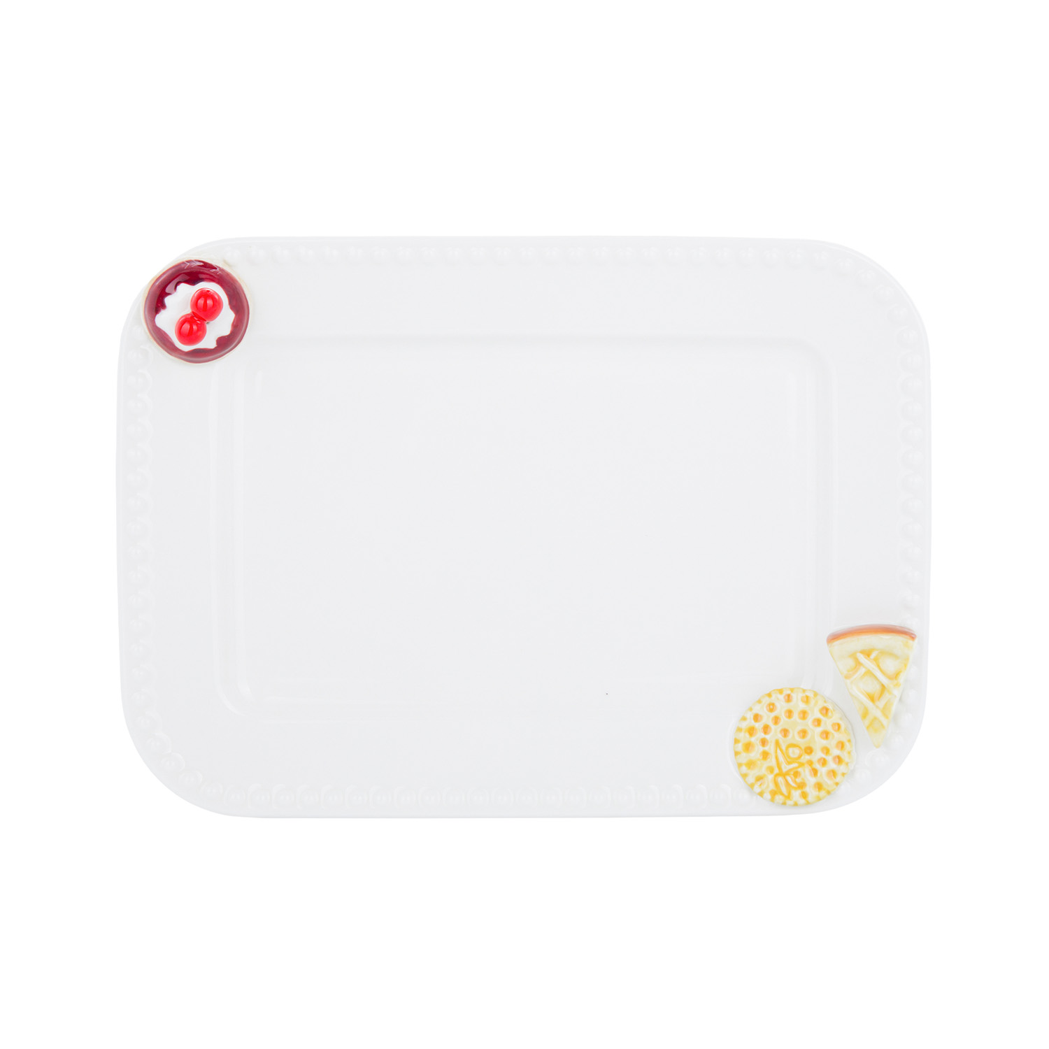 Piatto da portata 28x20 cm ceramica Dolci