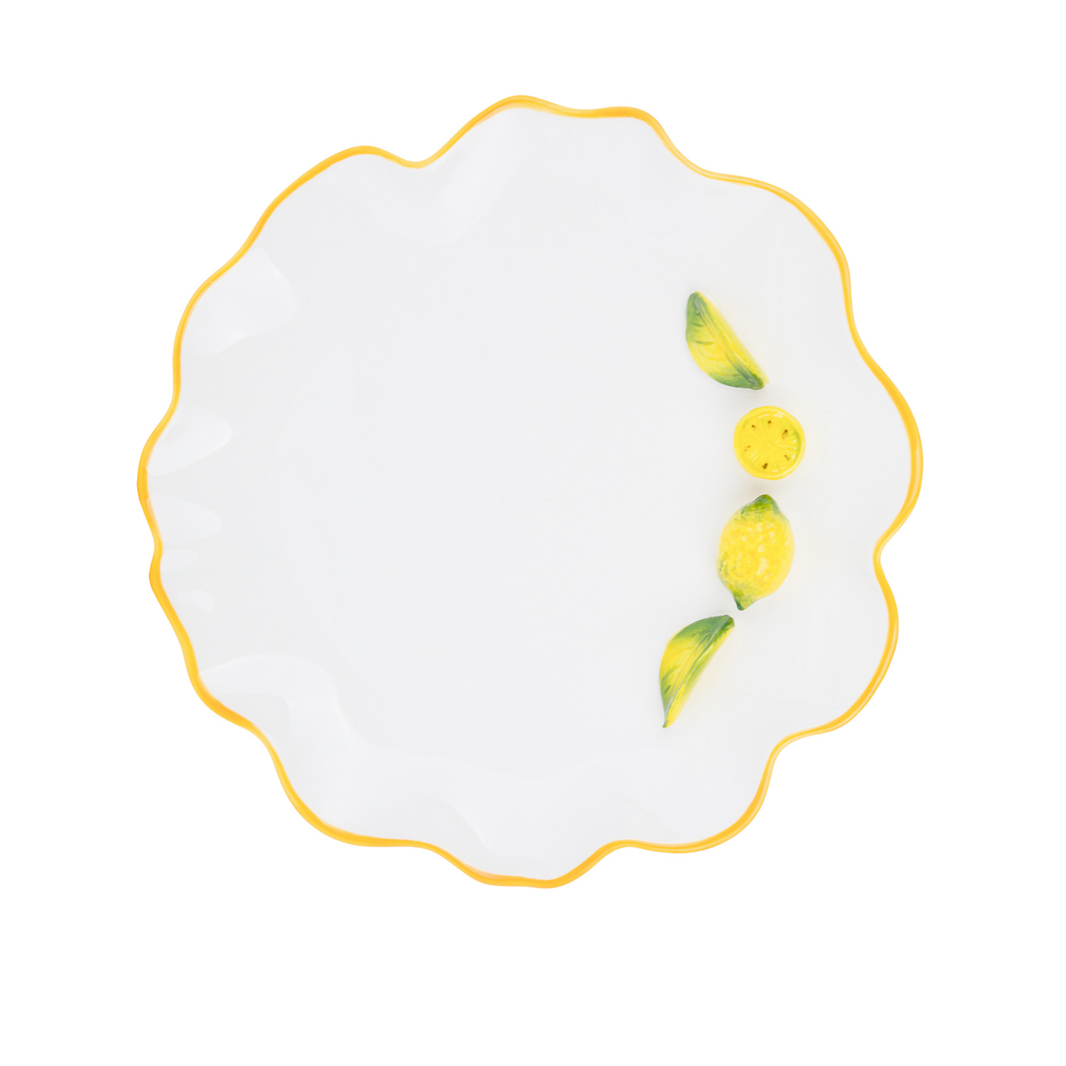 Piatto da portata 22 cm ceramica Limoni