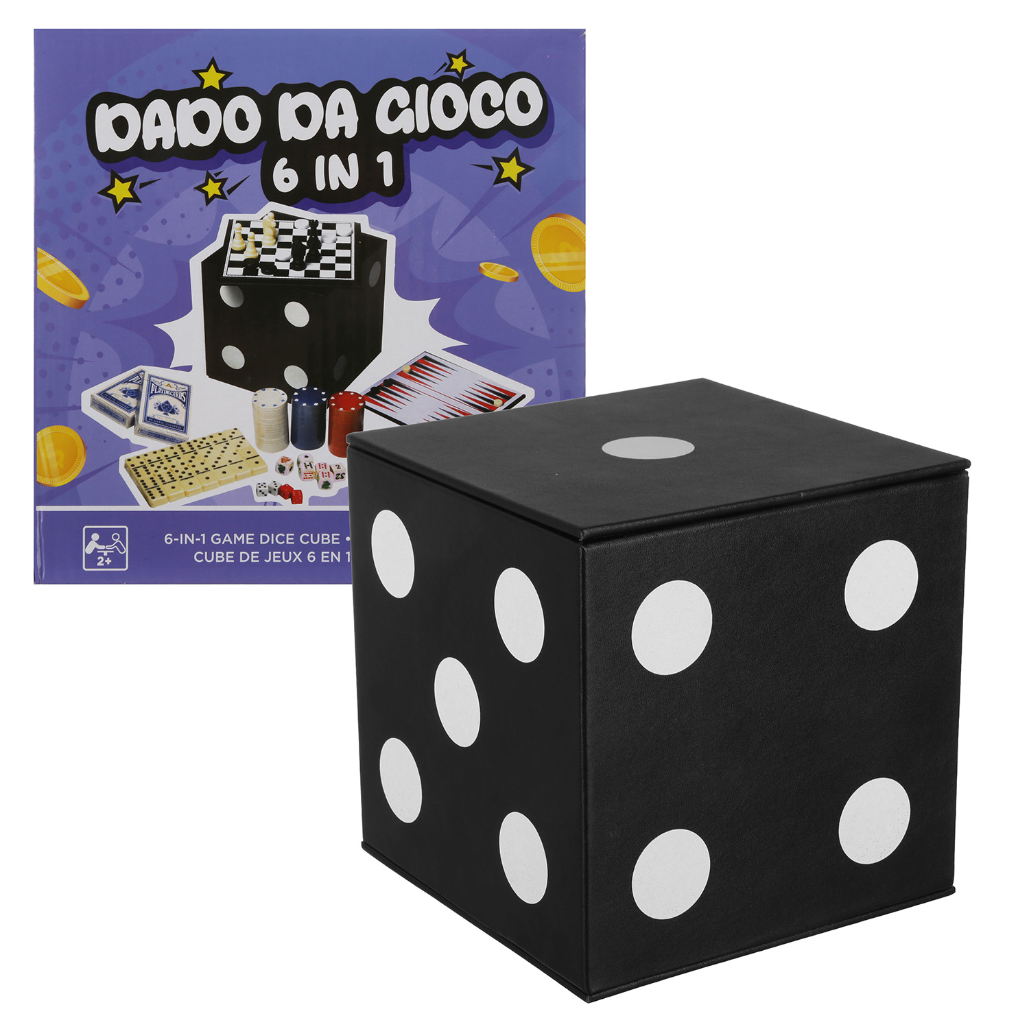 Set da 6 Giochi: Poker, Dama, Scacchi e Altro!