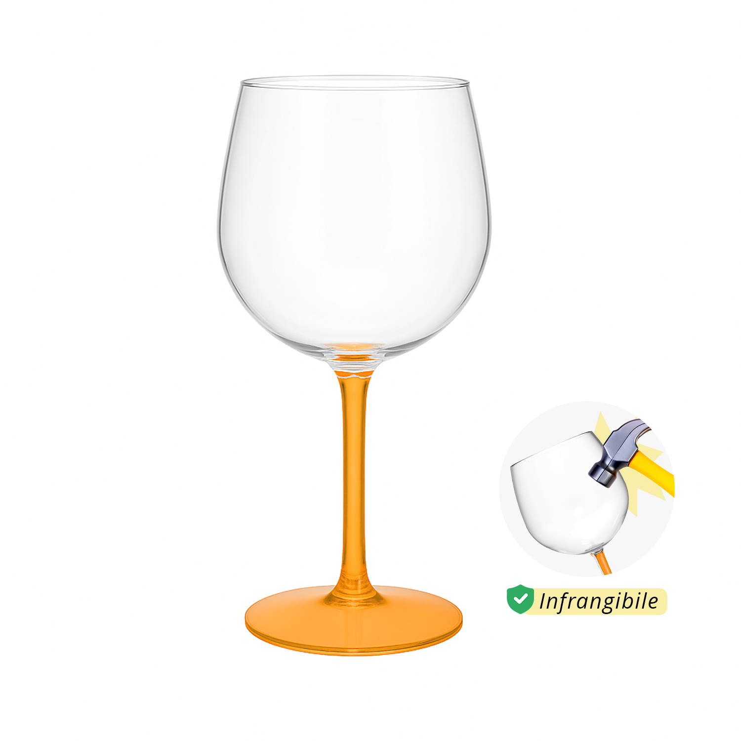 Calice cocktail in tritan 582 ml arancione Ballon
