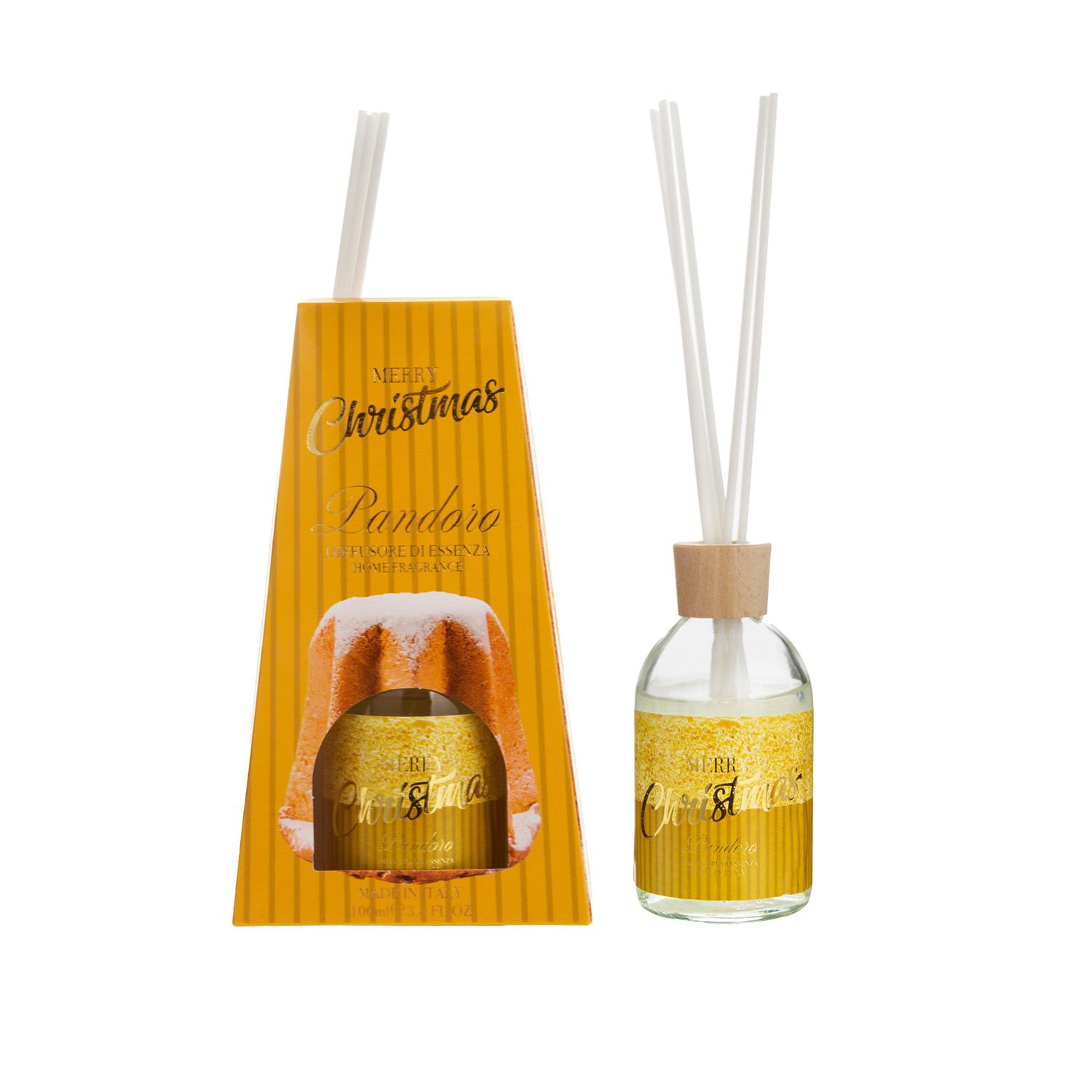 Diffusore ambiente pandoro 100 ml con bastoncini