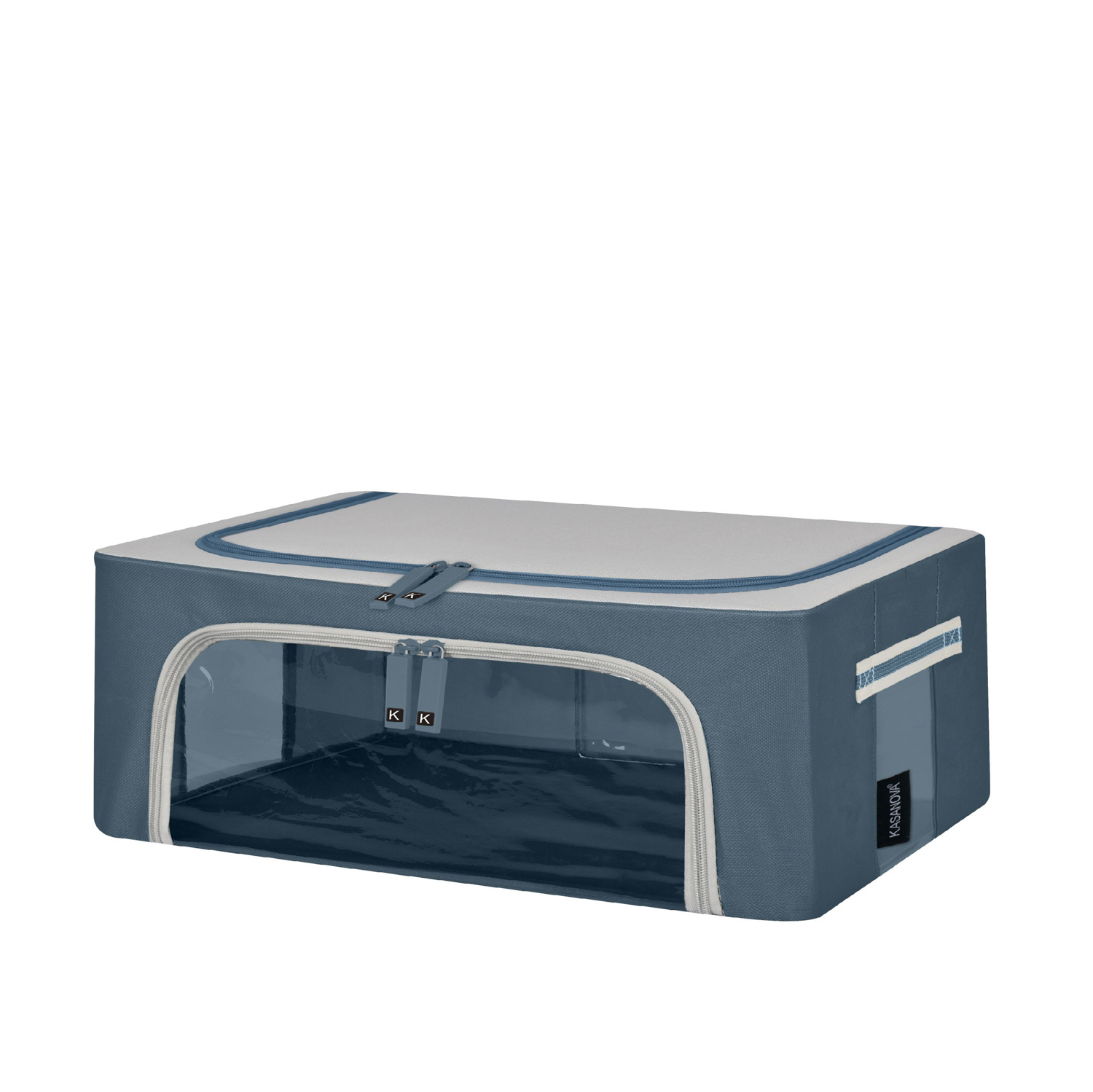 Scatola armadio 50x40x20 cm doppia cerniera blu