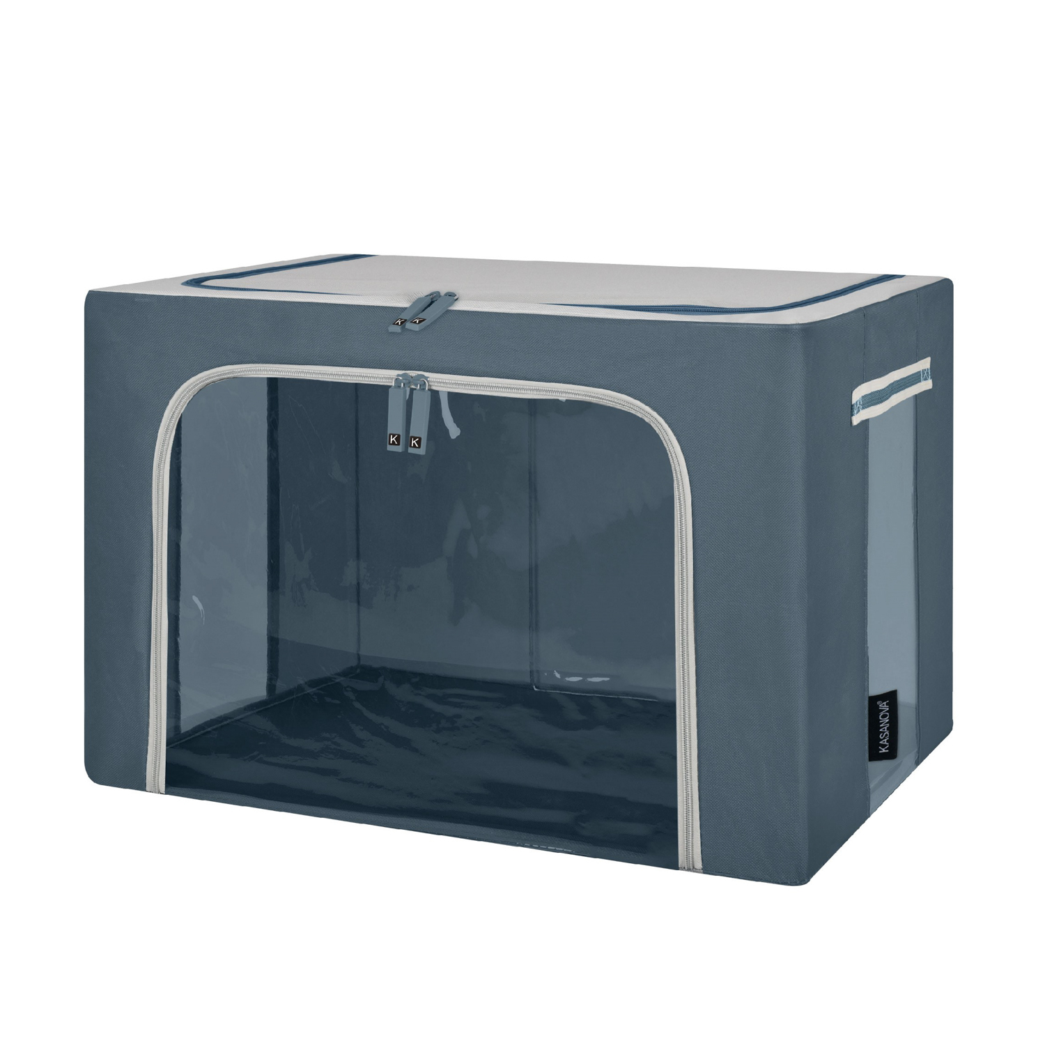 Scatola armadio 60x42x40 cm doppia cerniera blu