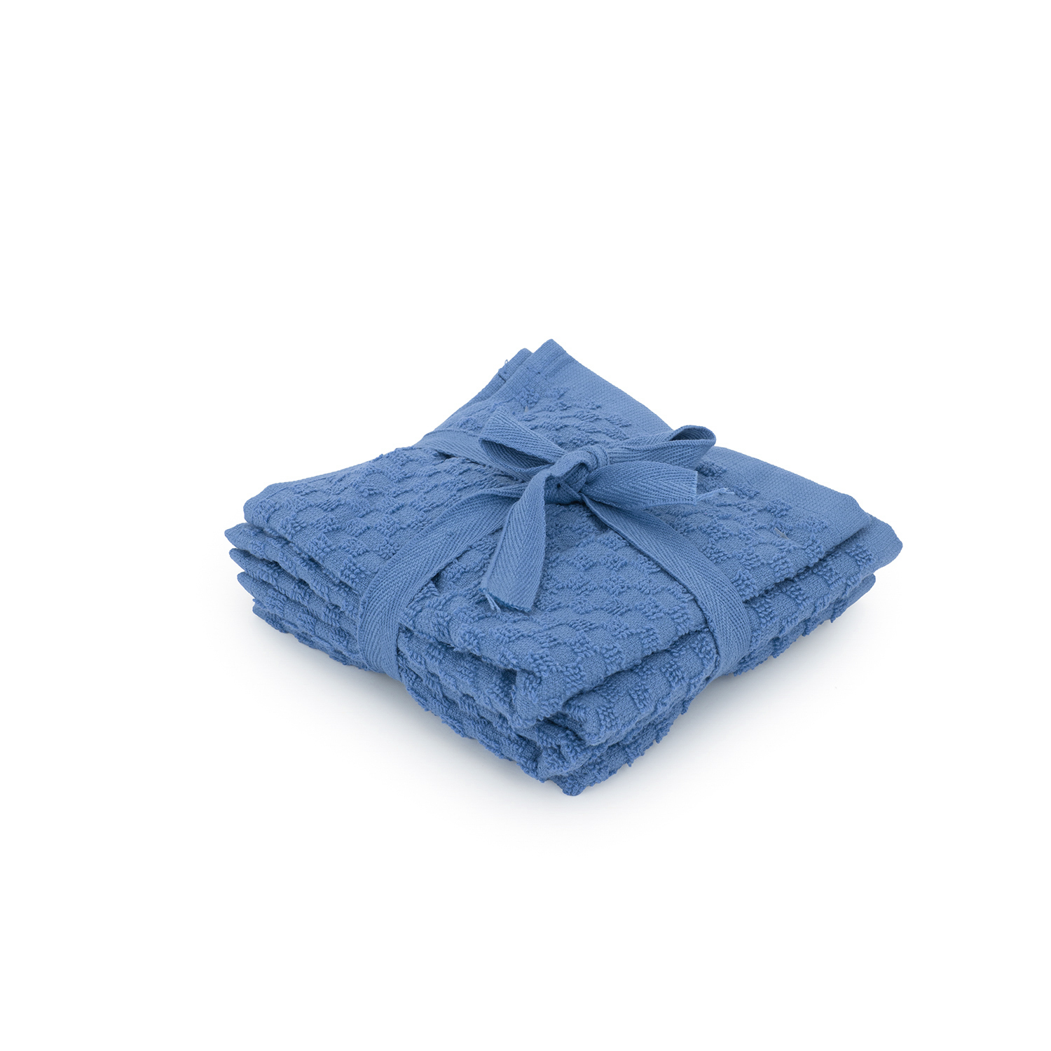 Set 4 lavette asciugamani 30x30 cm avio Basic