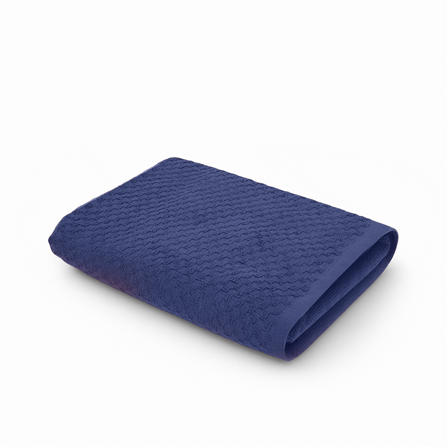 Telo doccia 70x140 cm blu Check