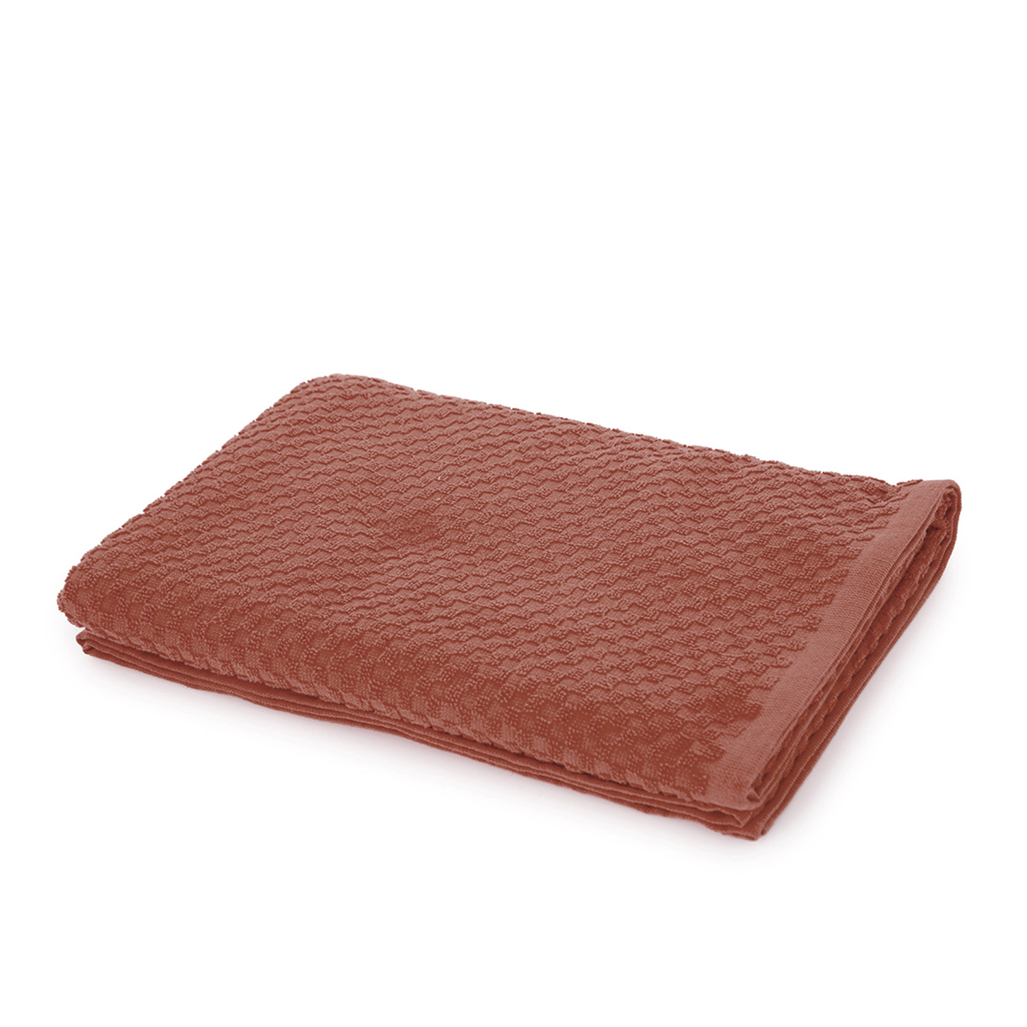 Telo doccia cotone Pop Corn malva scuro