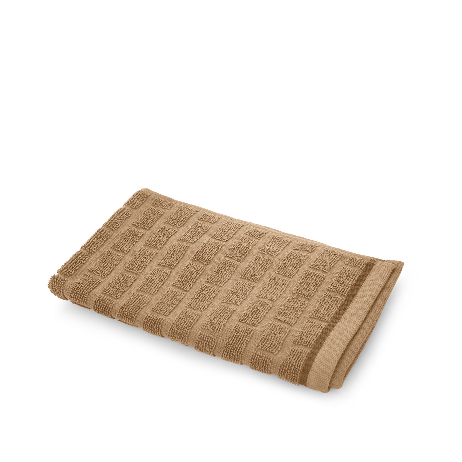 Asciugamano viso ospite cotone Pop Corn Brick beige chiaro