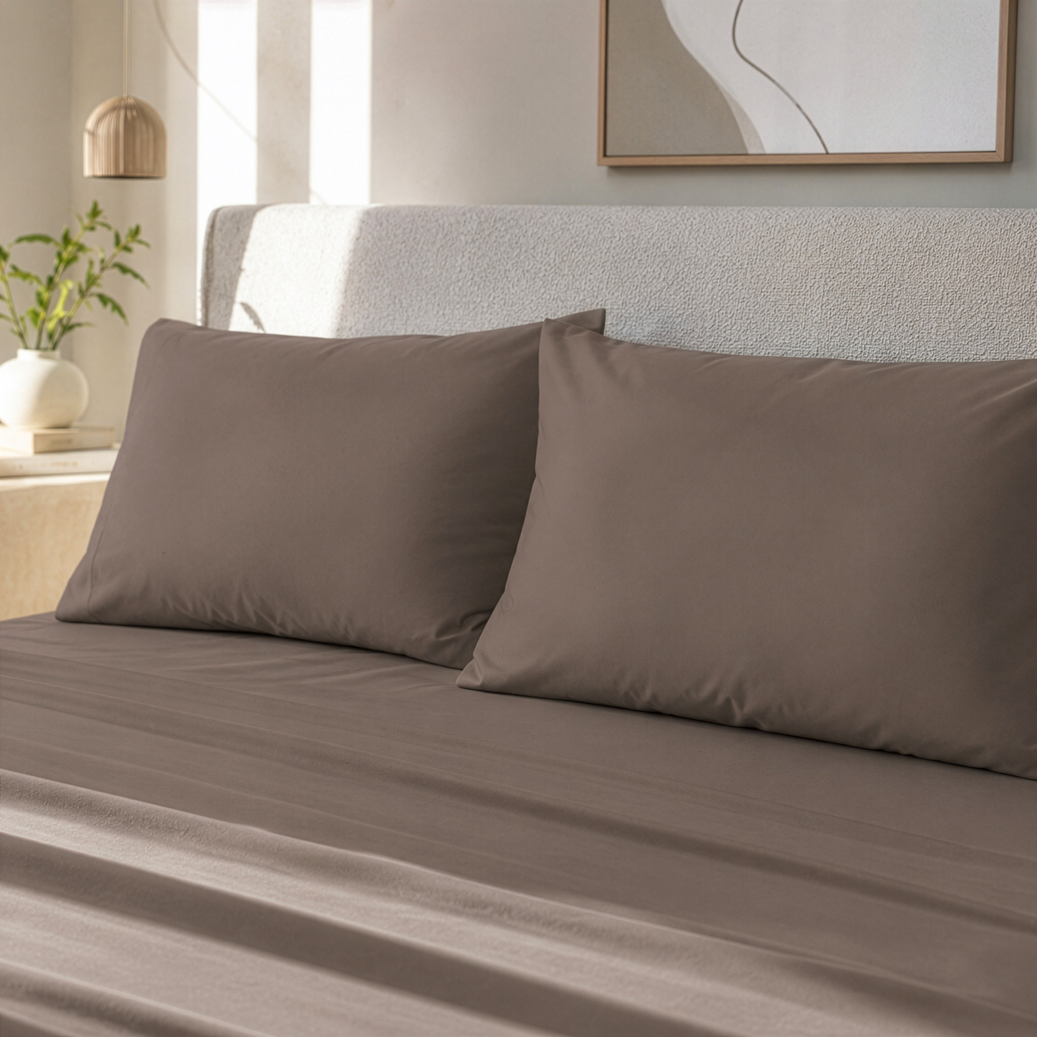 Coppia federe manopesca tortora 50x80 cm