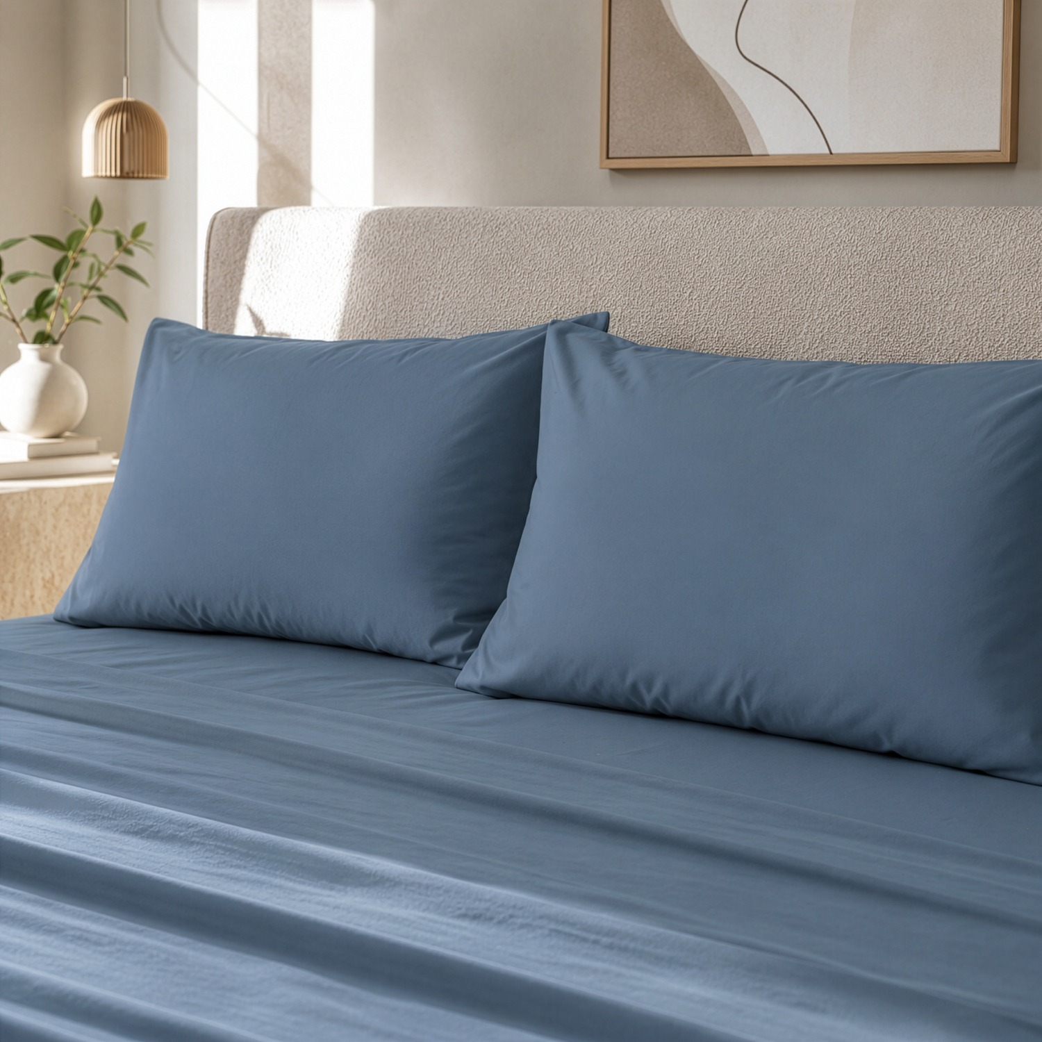 Coppia federe manopesca blu 50x80 cm