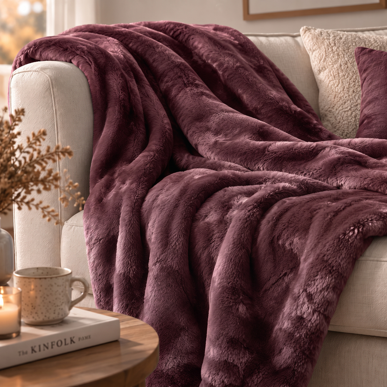 Coperta singola Flannel marrone 160x200 cm