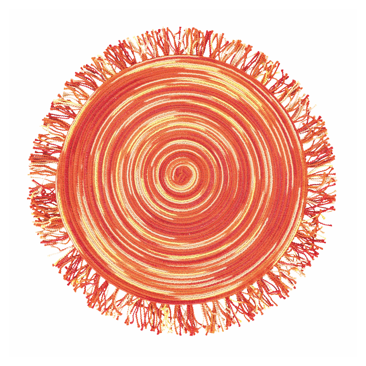 Tovaglietta tonda 44 cm arancione