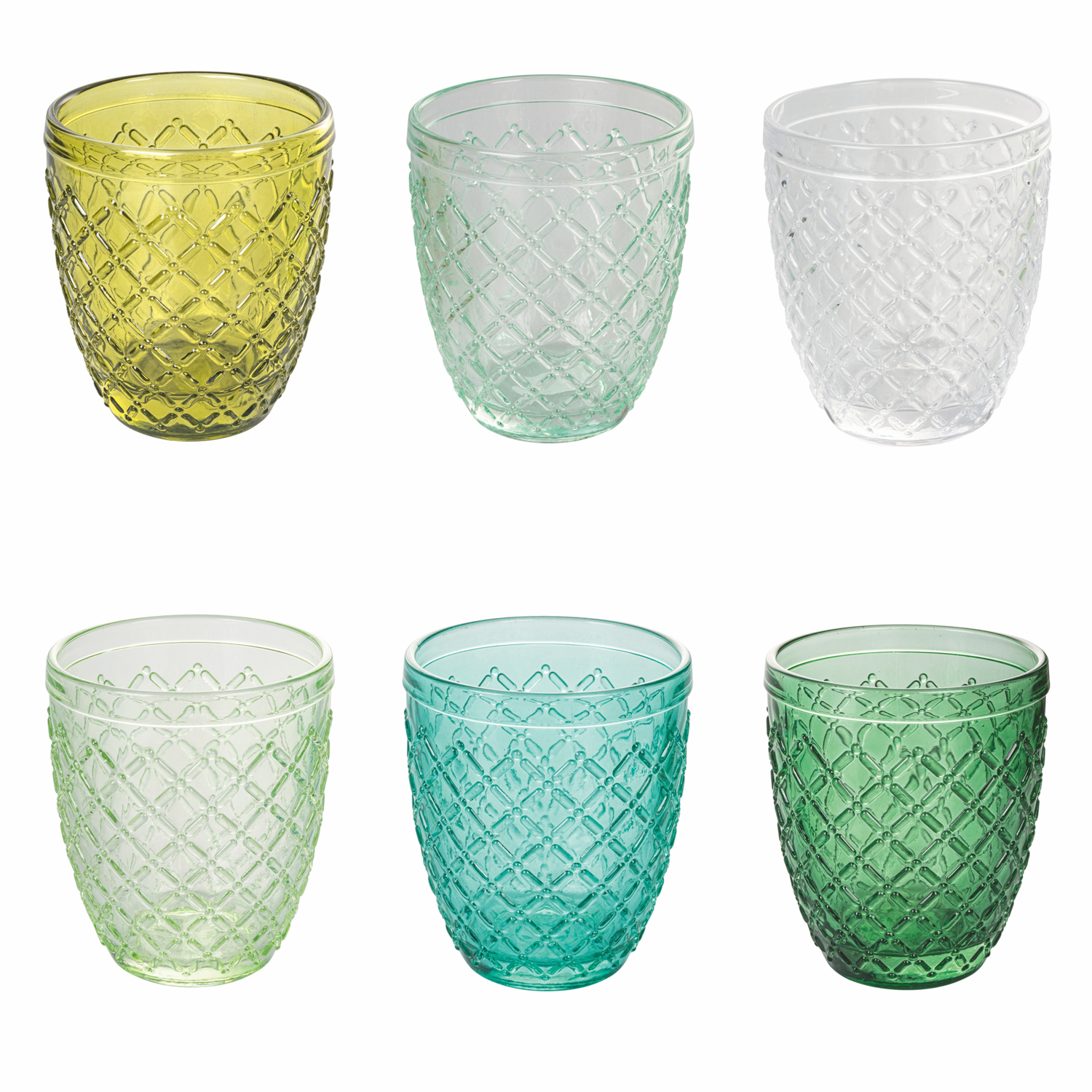 Set 6 bicchieri 325 ml Castel Greenery Villa