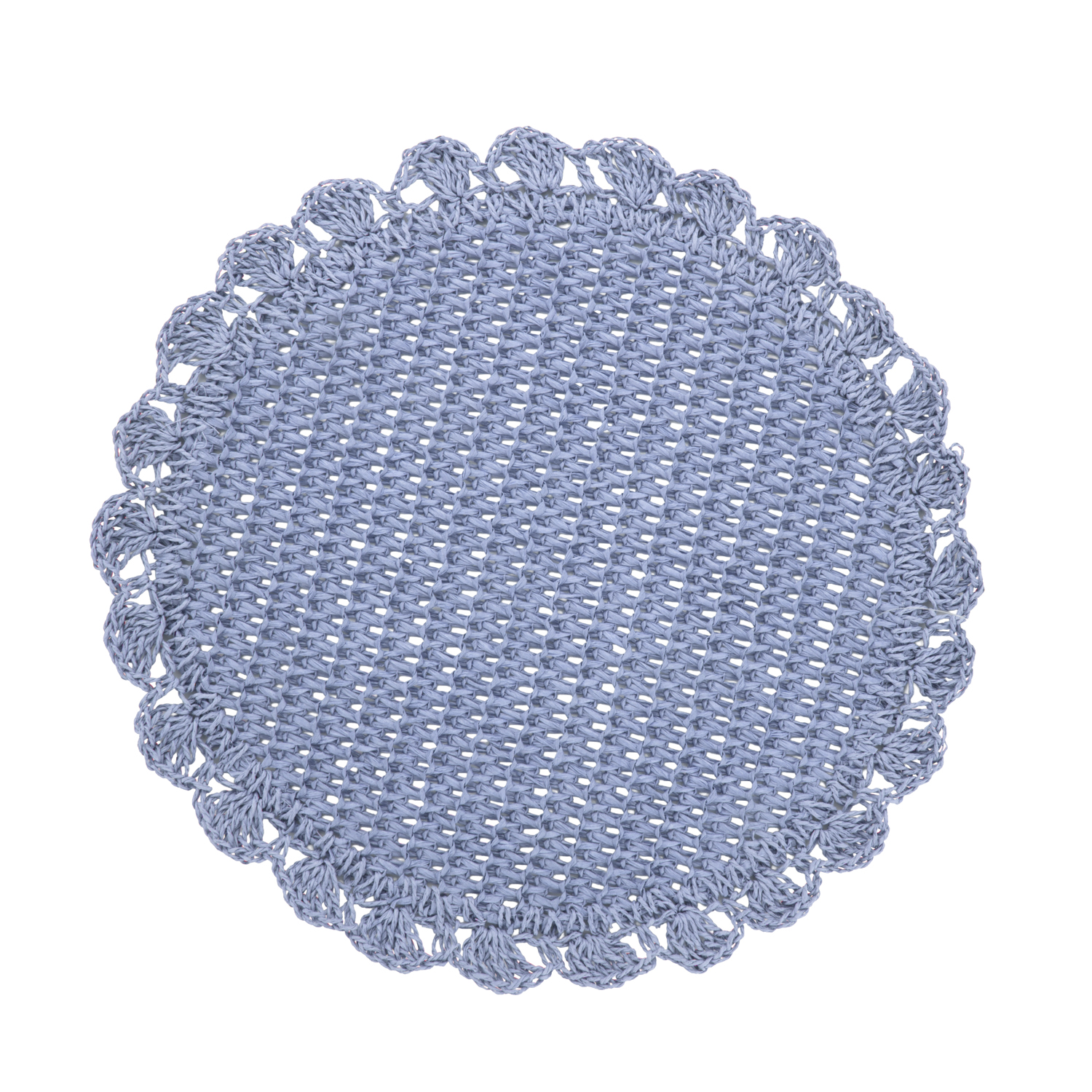 Tovaglietta decorativa 38 cm carta azzurro