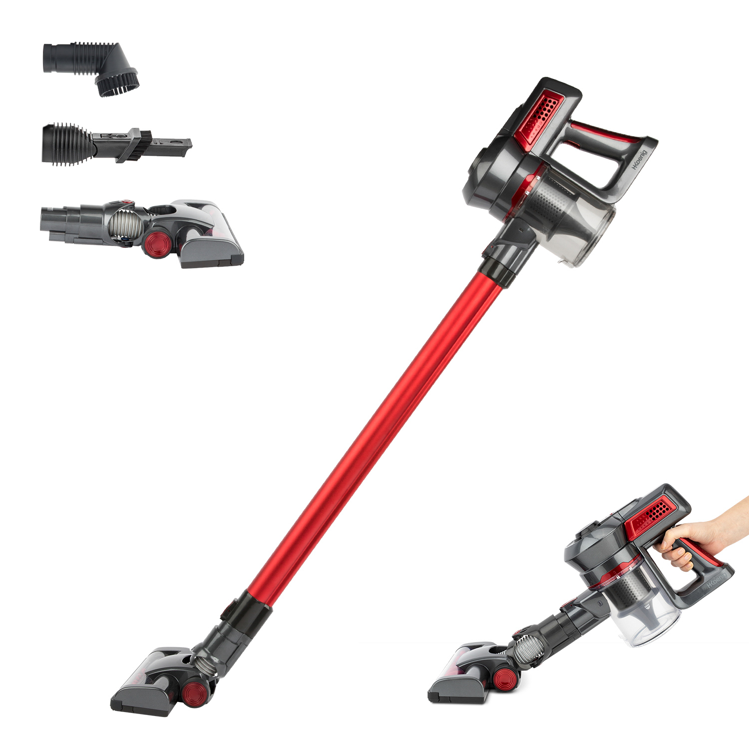 Aspirapolvere 2 in 1 senza fili UP600 H.Koenig