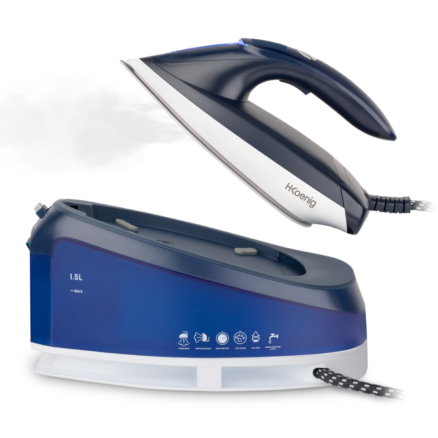 Ferro da stiro con caldaia V7 H.Koenig