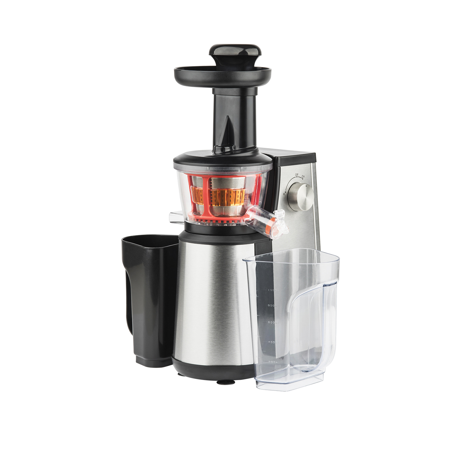 Estrattore succo 1 L nero e argento H.Koenig