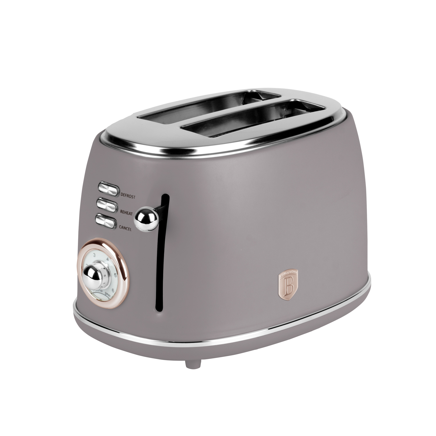 Tostapane 2 fette 850 W taupe Berlinger Haus