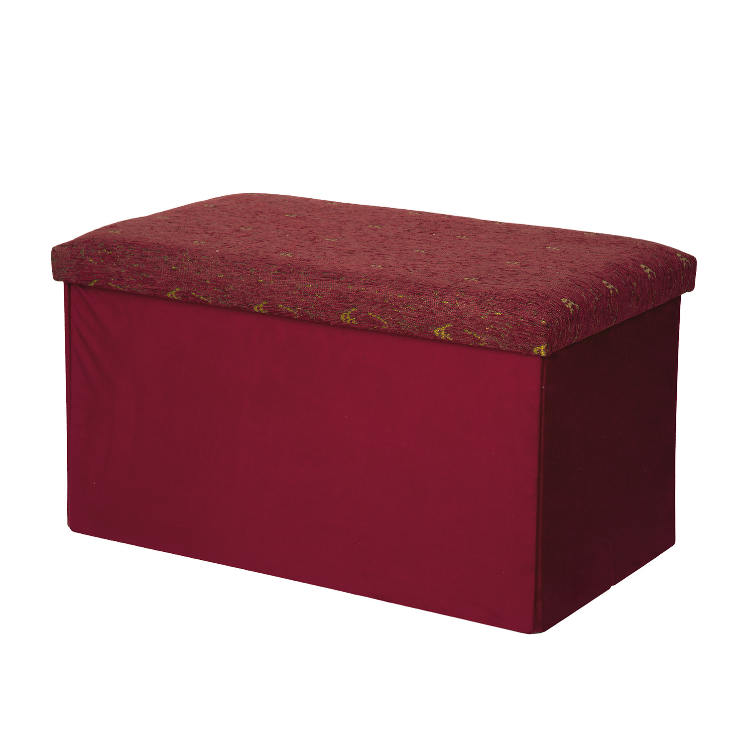 Cassapanca pieghevole 70x40 cm rossa