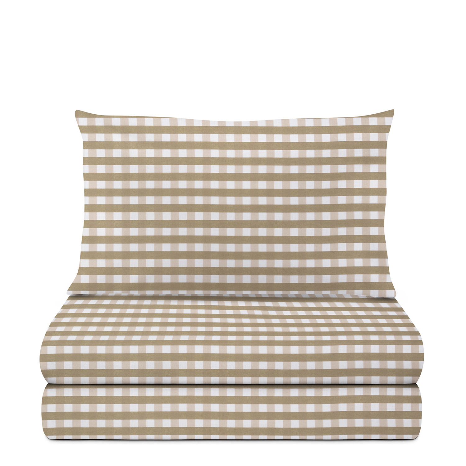 Completo letto 1 piazza e mezza quadri beige