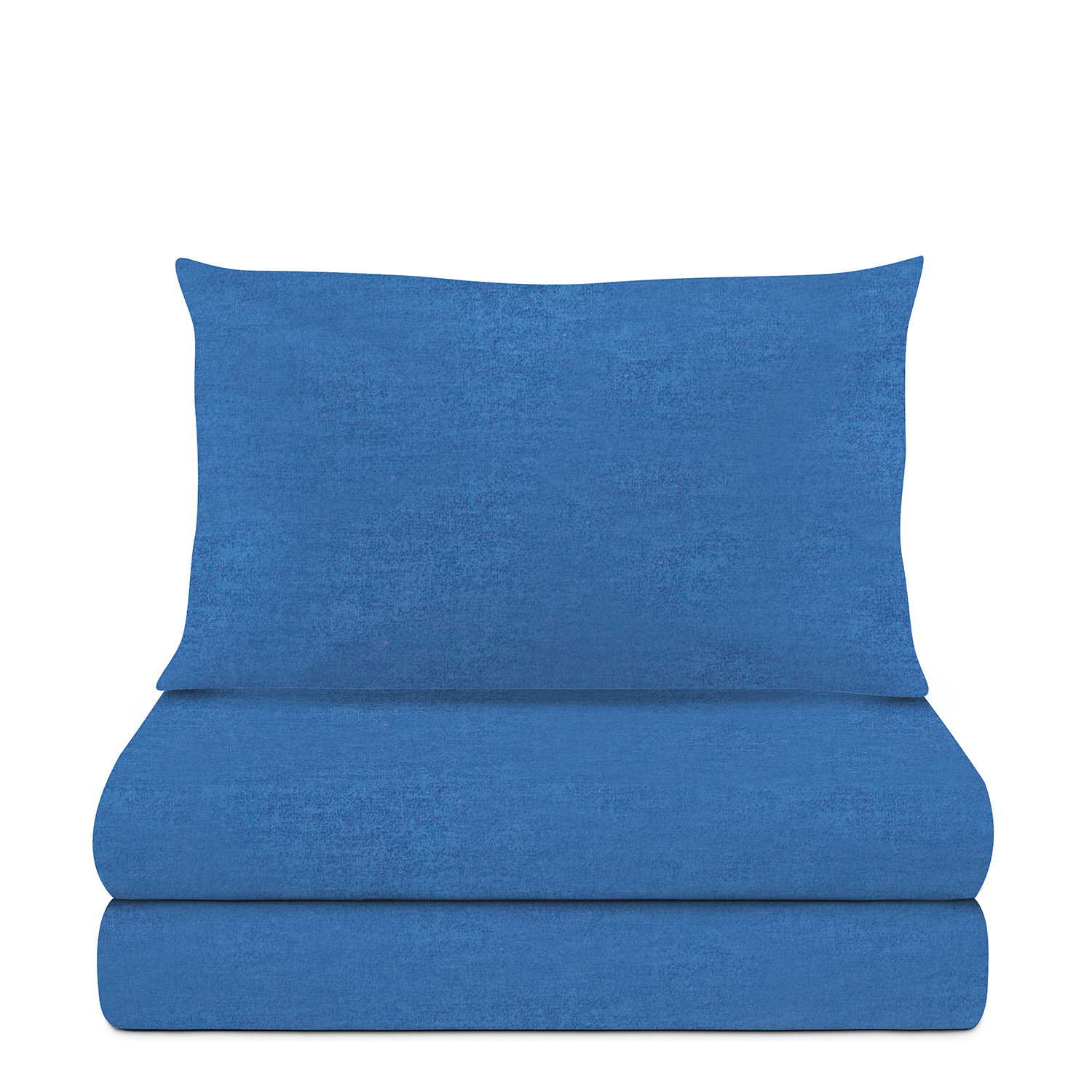 Completo letto 1 piazza e mezza melange blu