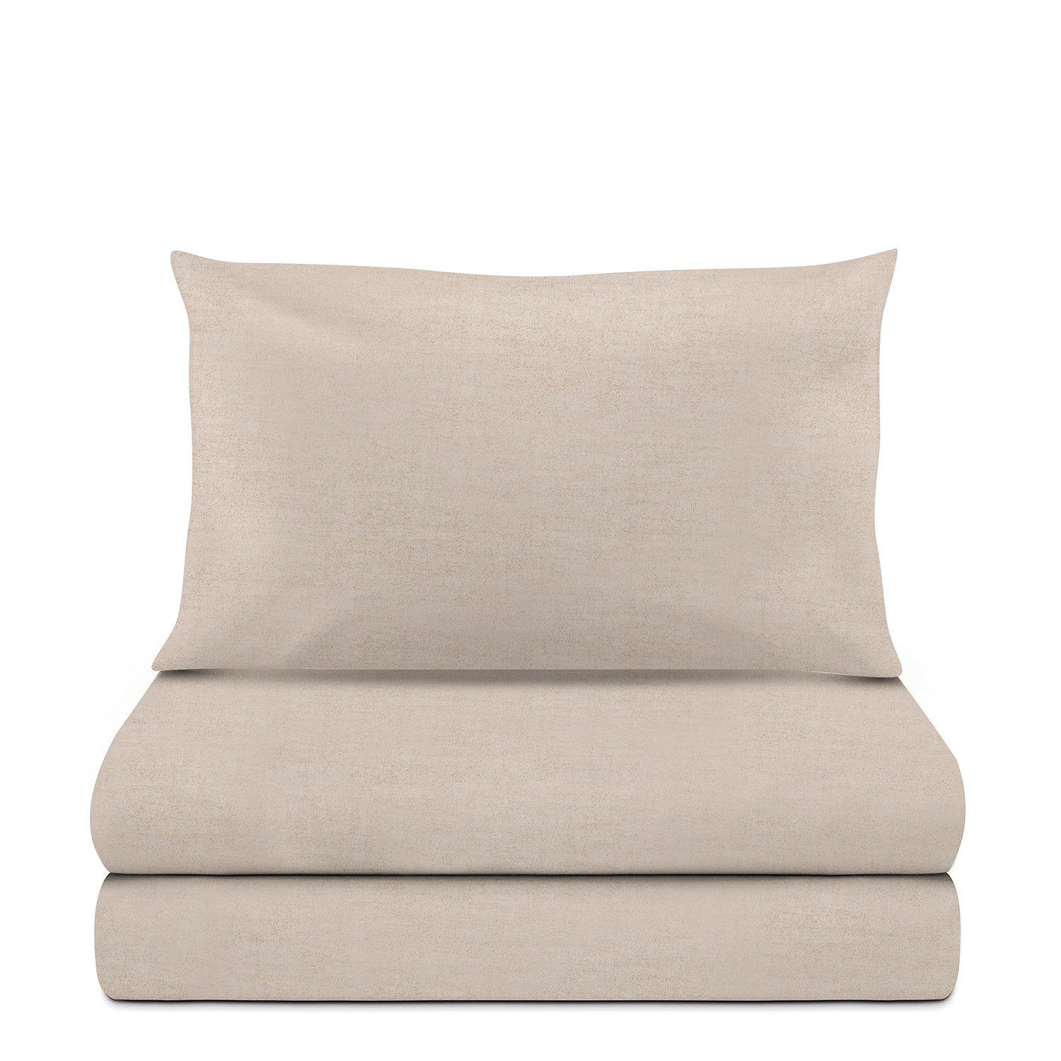 Completo letto 1 piazza e mezza melange beige
