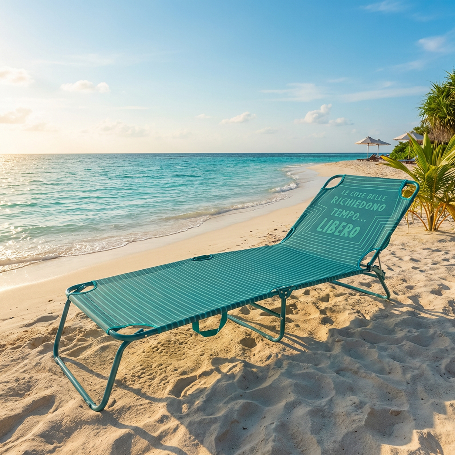 Lettino prendisole pieghevole Tempo libero 185x55x25 cm
