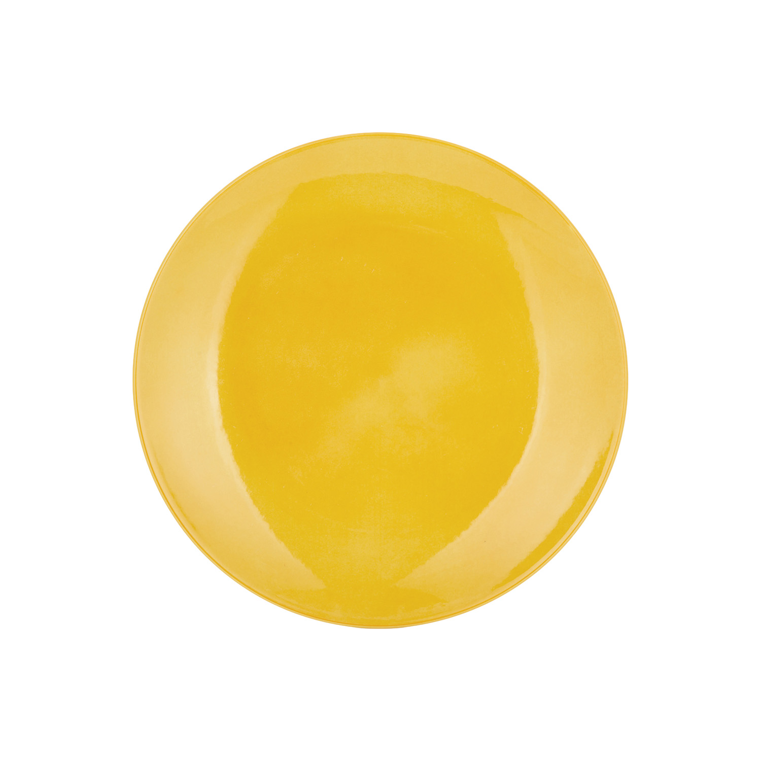 Piatto frutta giallo porcellana Mix e Match