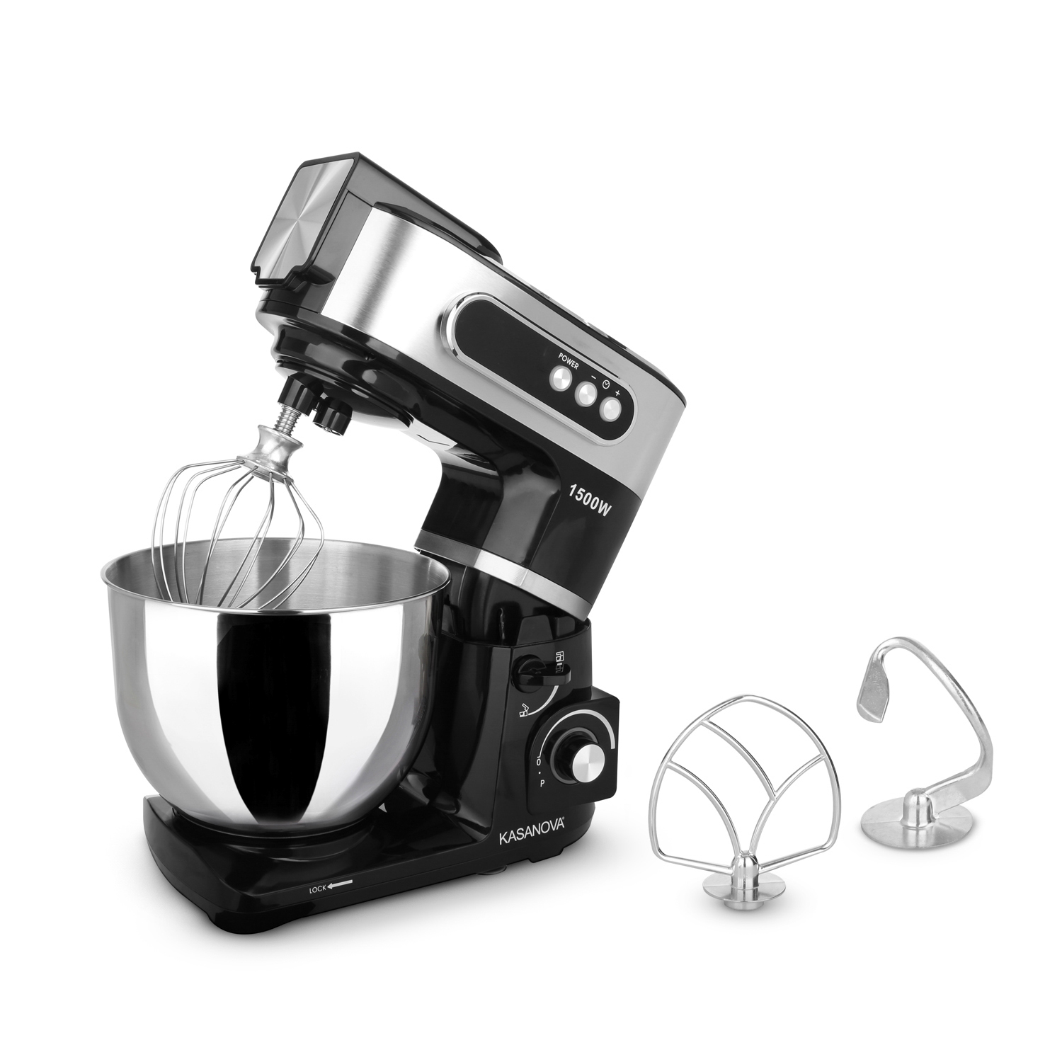 Impastatrice digitale 7 litri da 1500W, Kasanova
