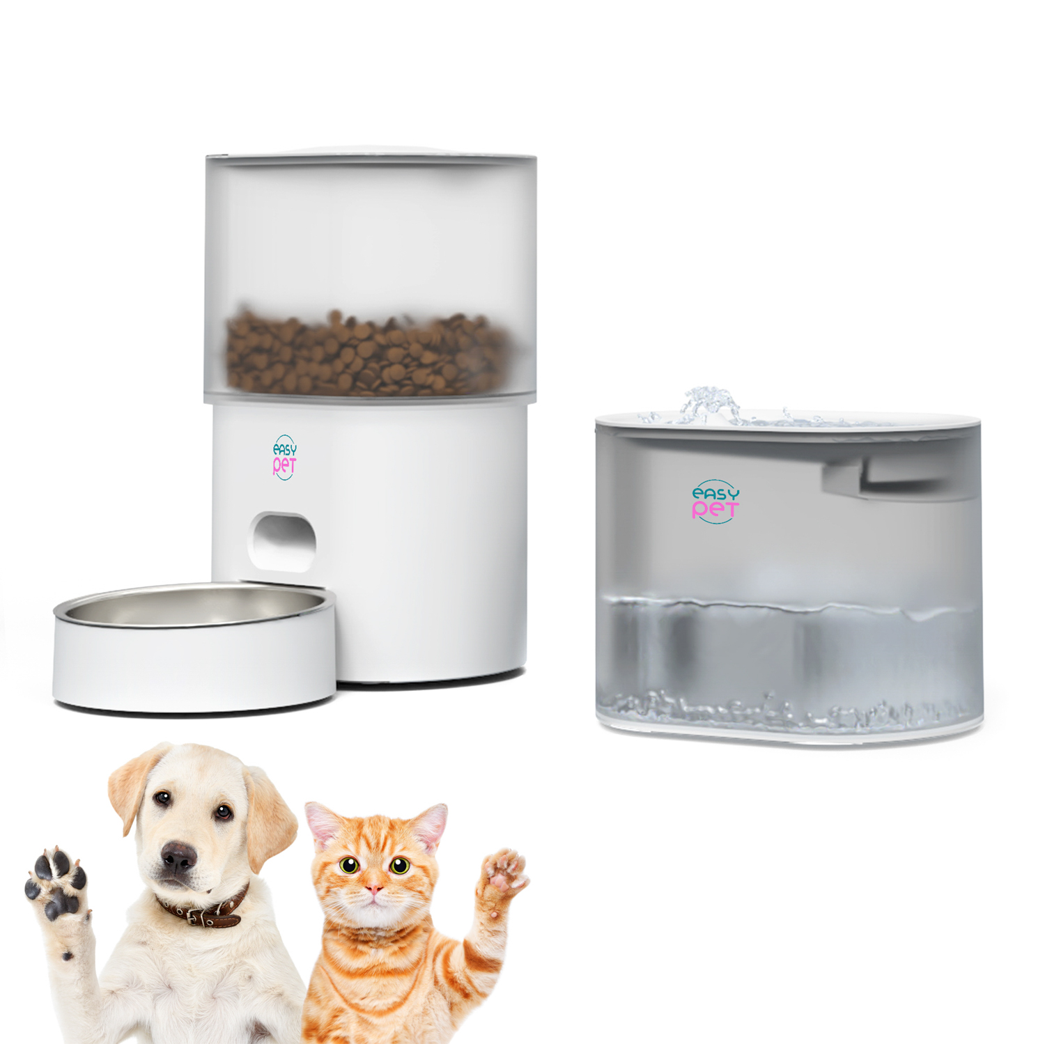 Distributore automatico cibo e acqua cani e gatti