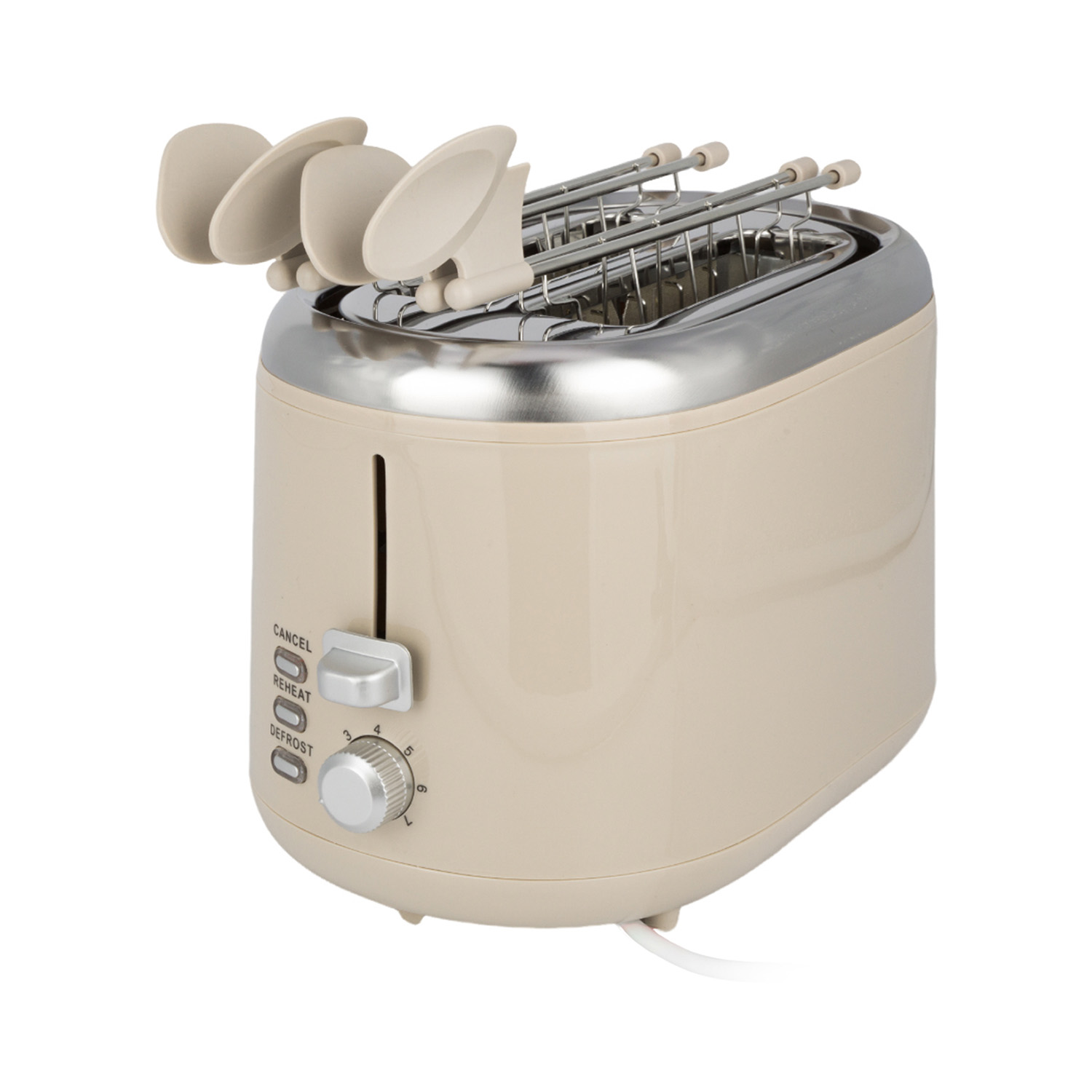 Tostapane 2 fette 850 W tortora