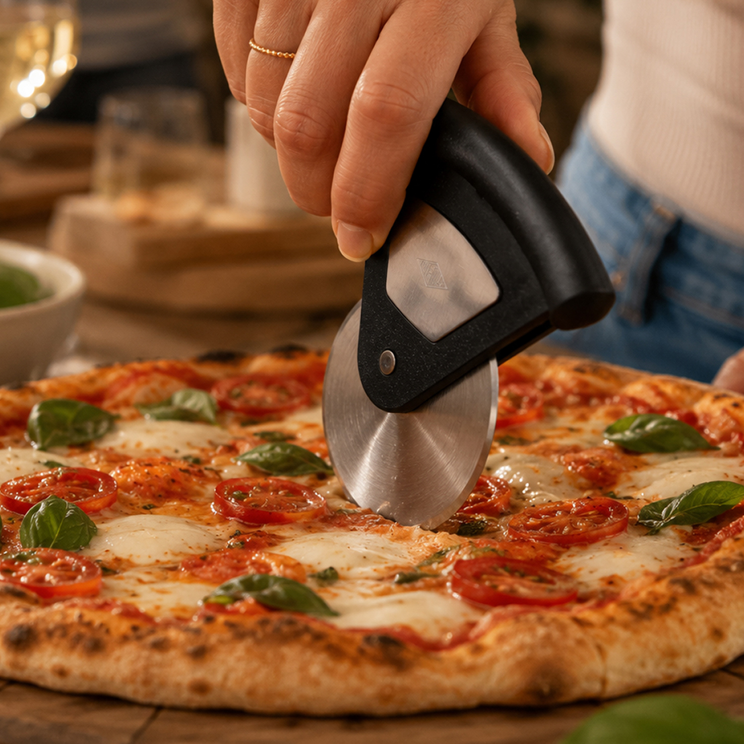 Tagliapizza acciaio 11,4 cm Ideale IPAC