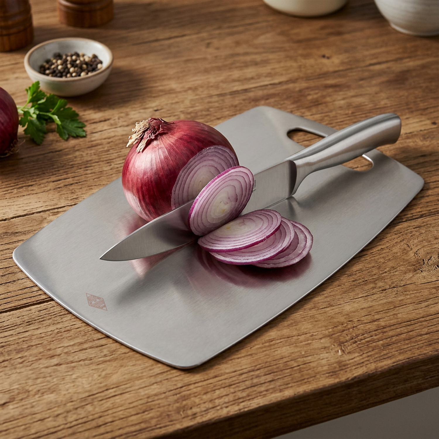 Tagliere acciaio inox 25x15 cm Ipac