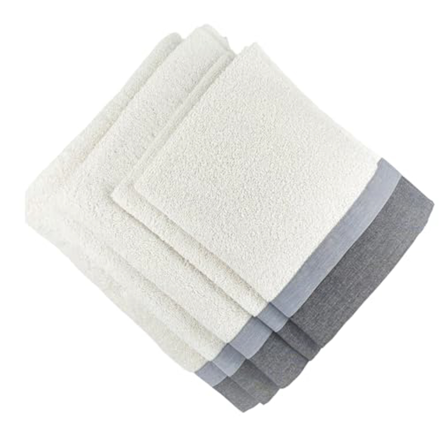 Set 5 asciugamani Varazze bianchi in cotone Ipersan
