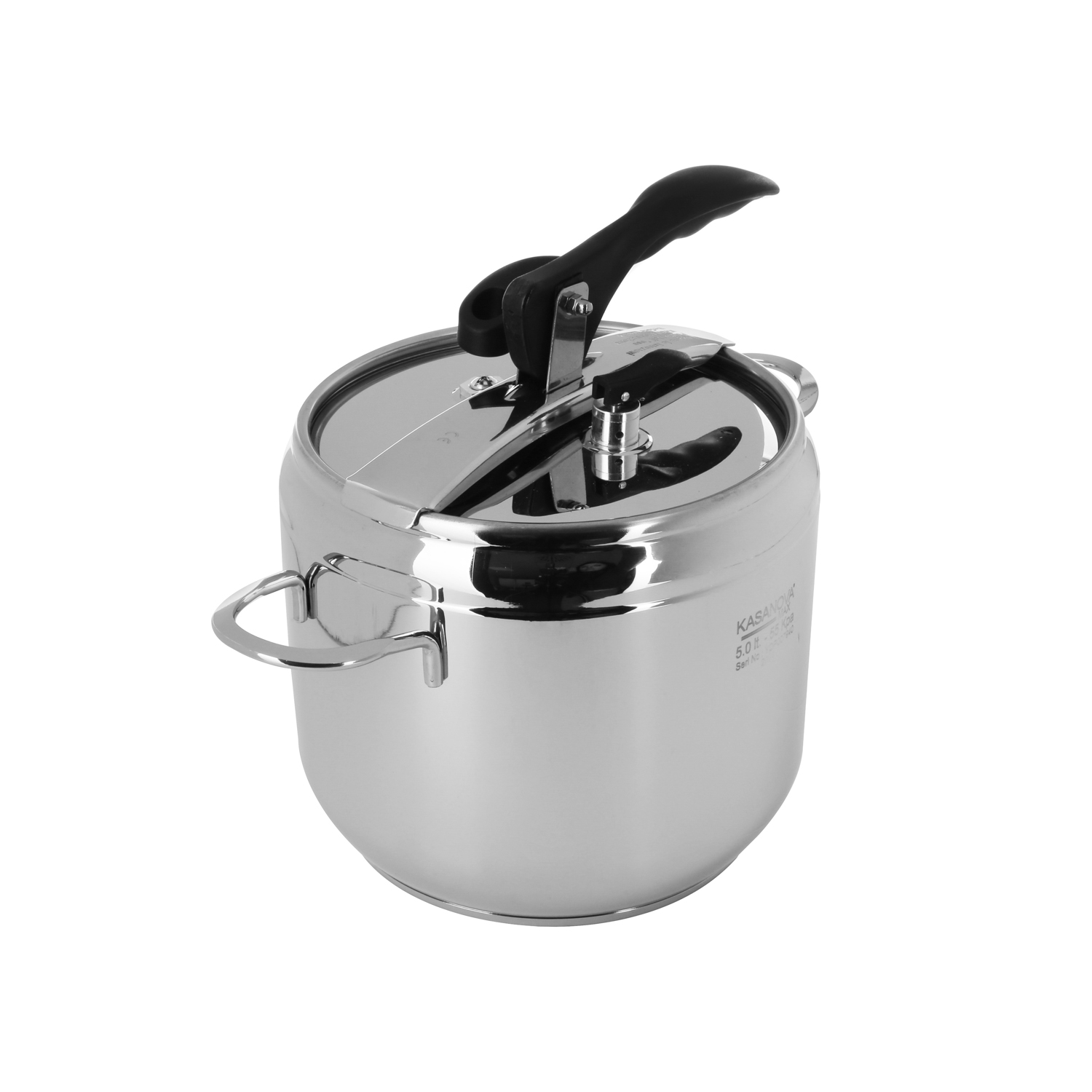 Pentola a pressione 5 L in acciaio inox