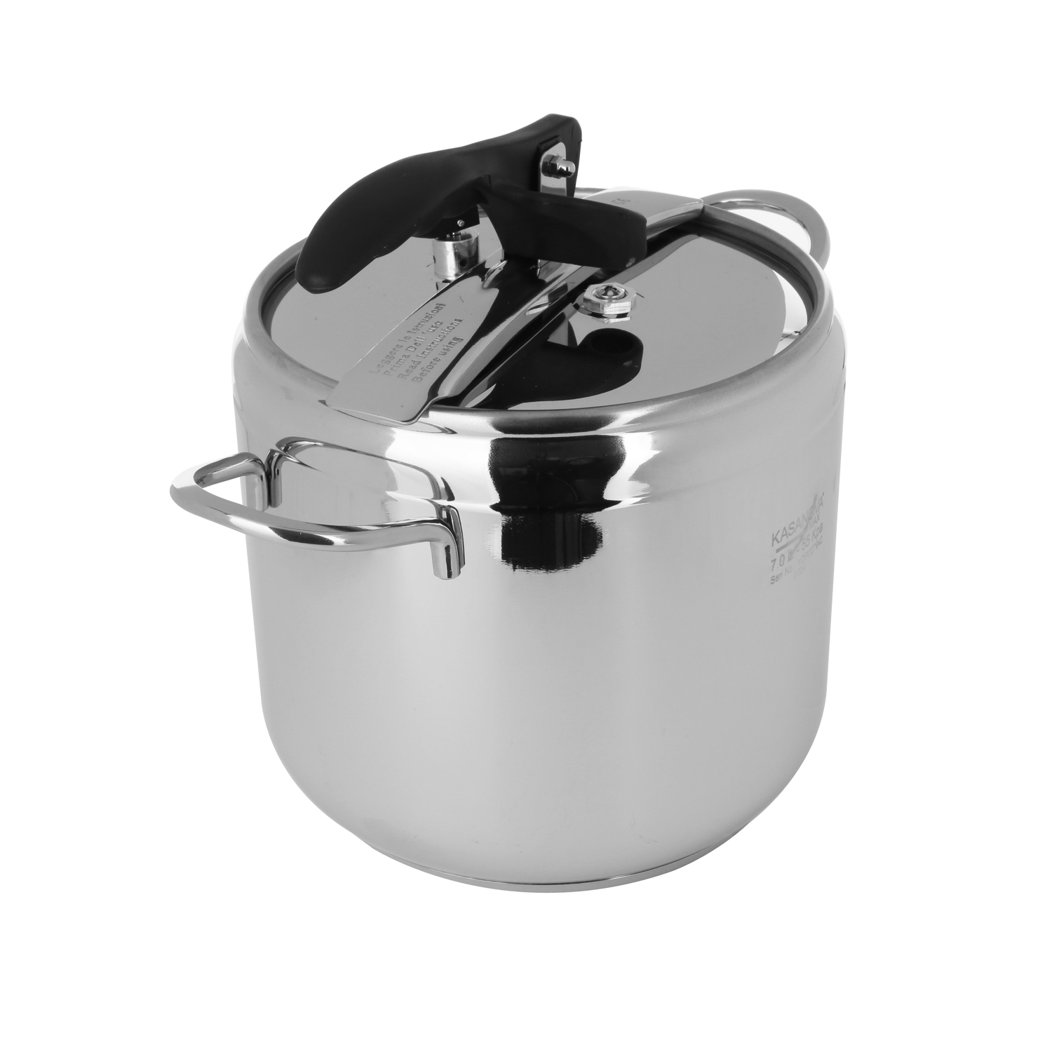 Pentola a pressione 7 L in acciaio inox
