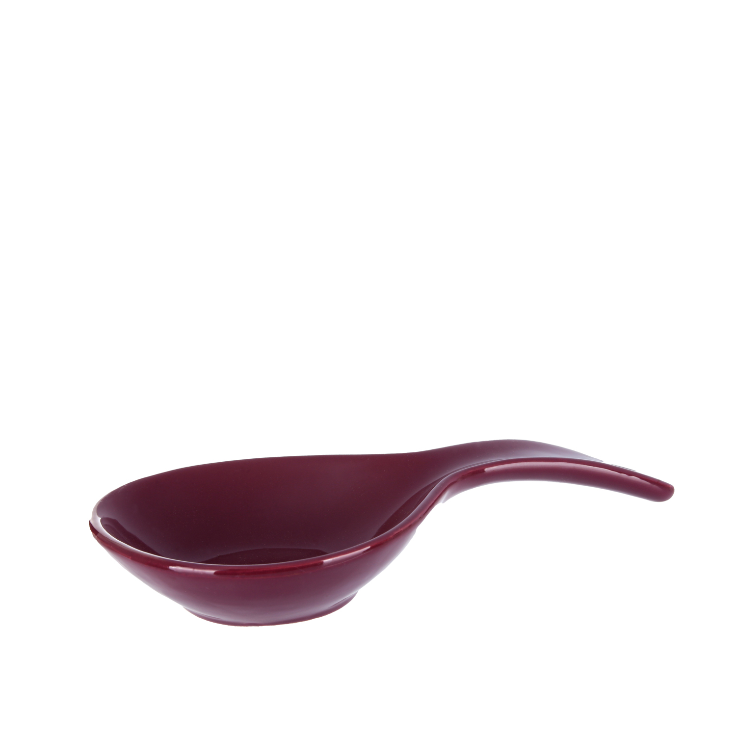 Poggiamestolo Floral viola ceramica stoneware