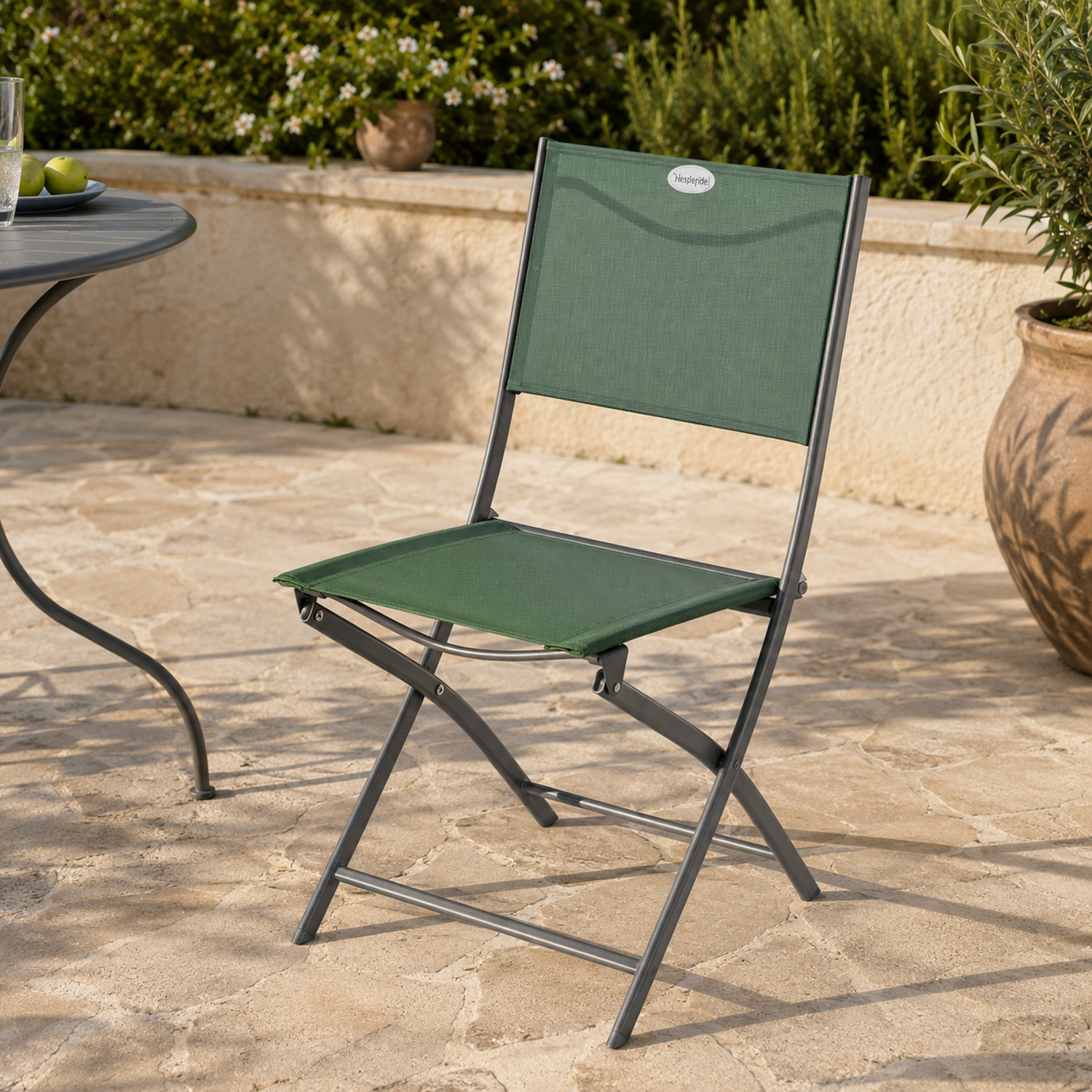 Sedia da giardino pieghevole Modula verde