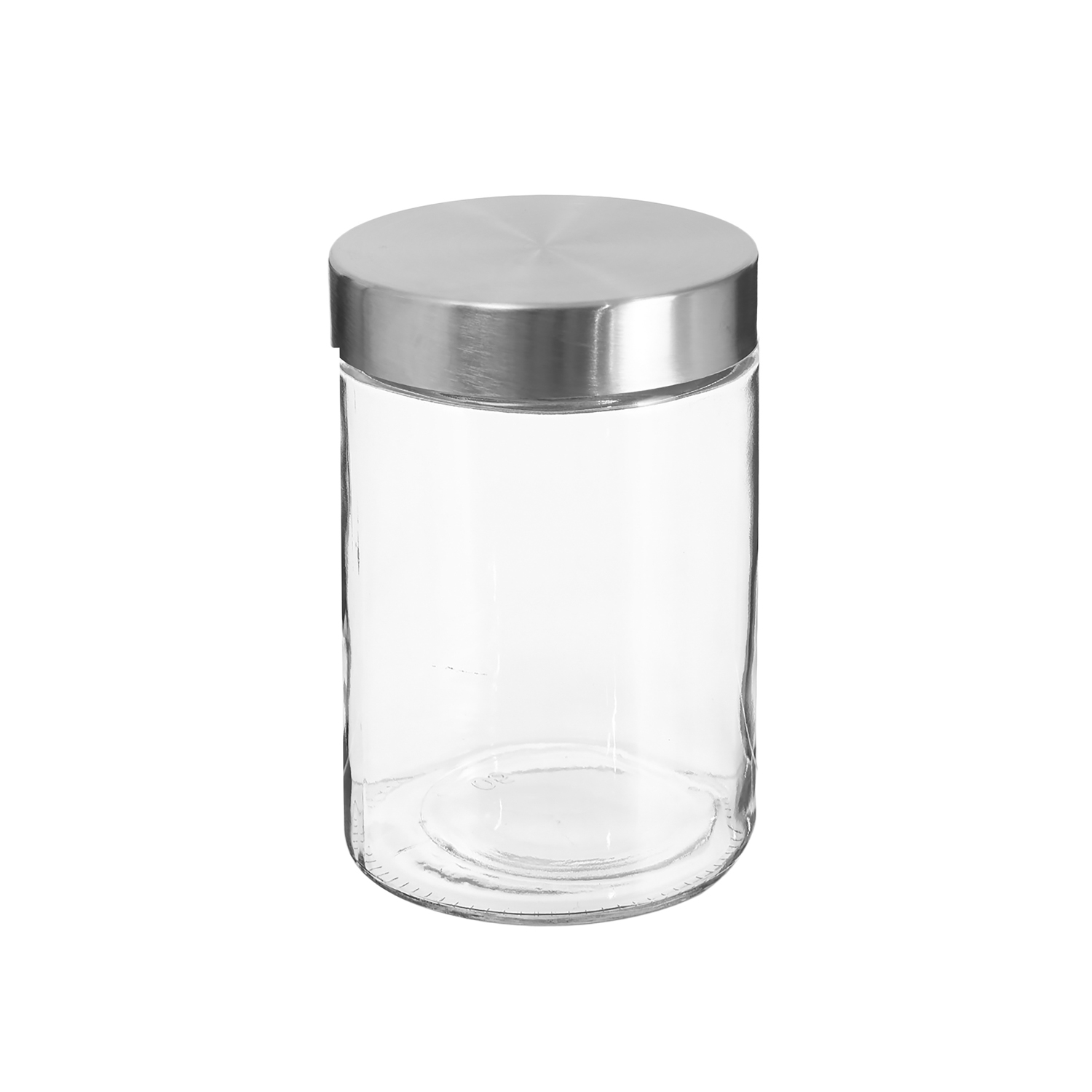 Barattolo 1,2 L in vetro tappo in acciaio inox